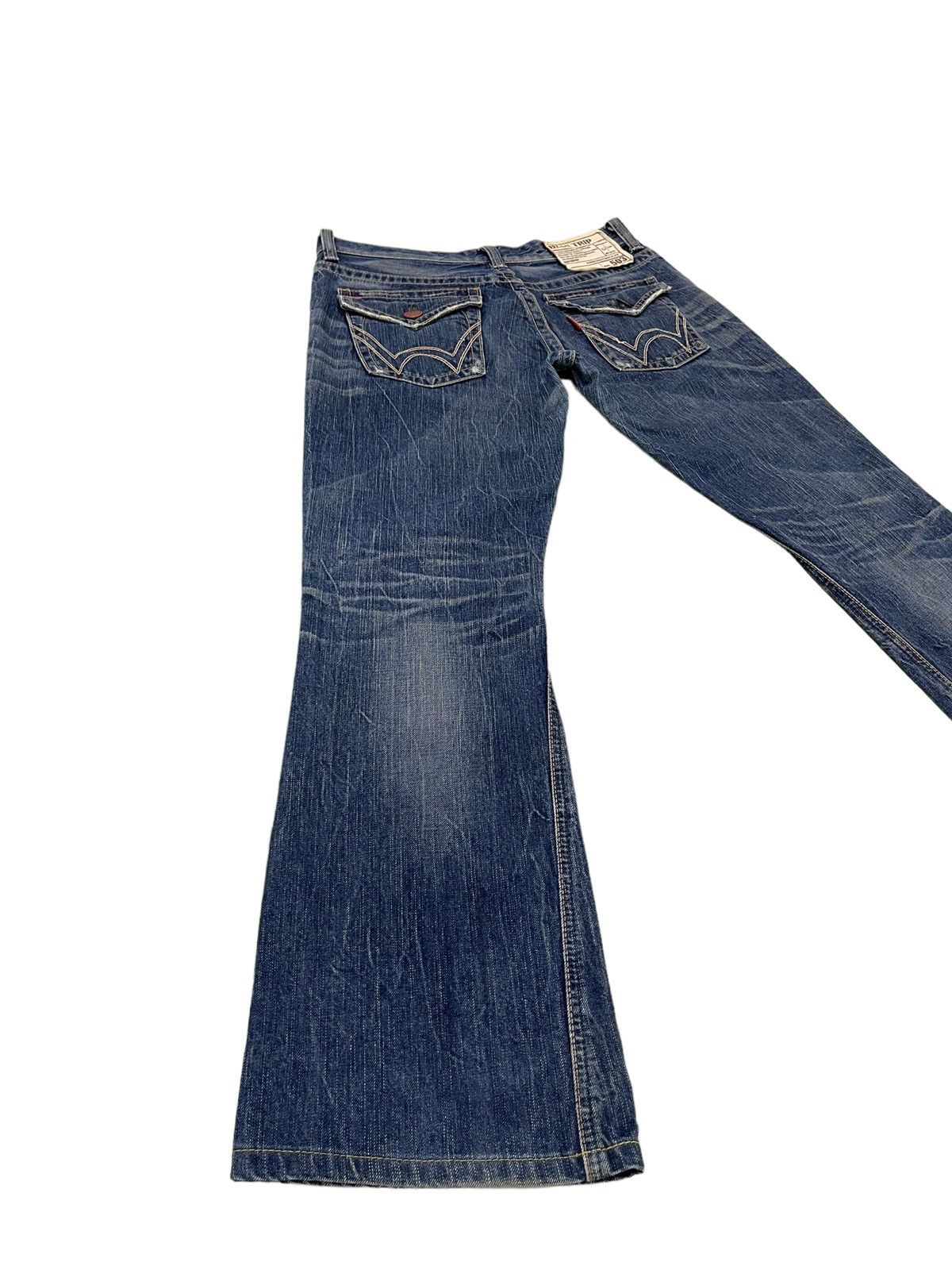 Edwin Flare Jeans Edwin Japan Faded Clawmark Denim Boot Cut 5🟦1 Size US 31 - 13 Thumbnail