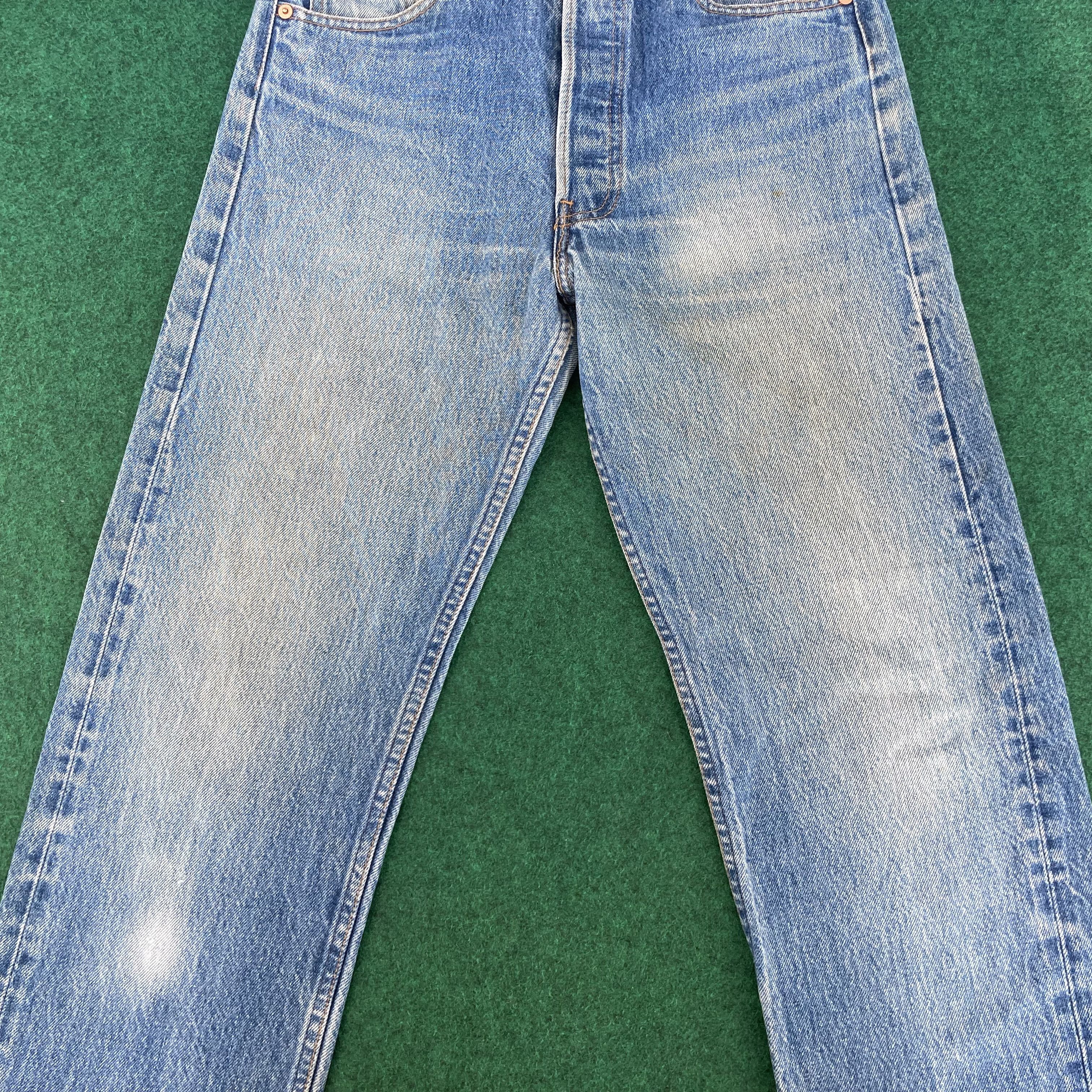 Levi's × Vintage Vtg Levis 501xx Distressed Ripped Jeans Sz 29 Grunge Jeans Size US 29 - 4 Thumbnail
