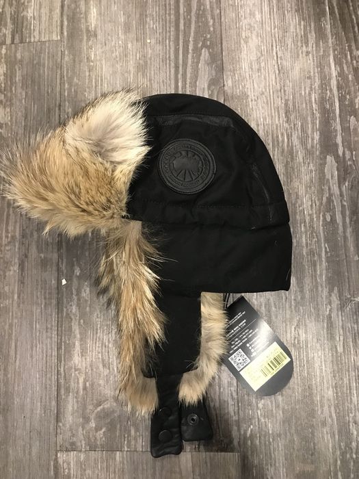 Canada goose aviator shop hat black label