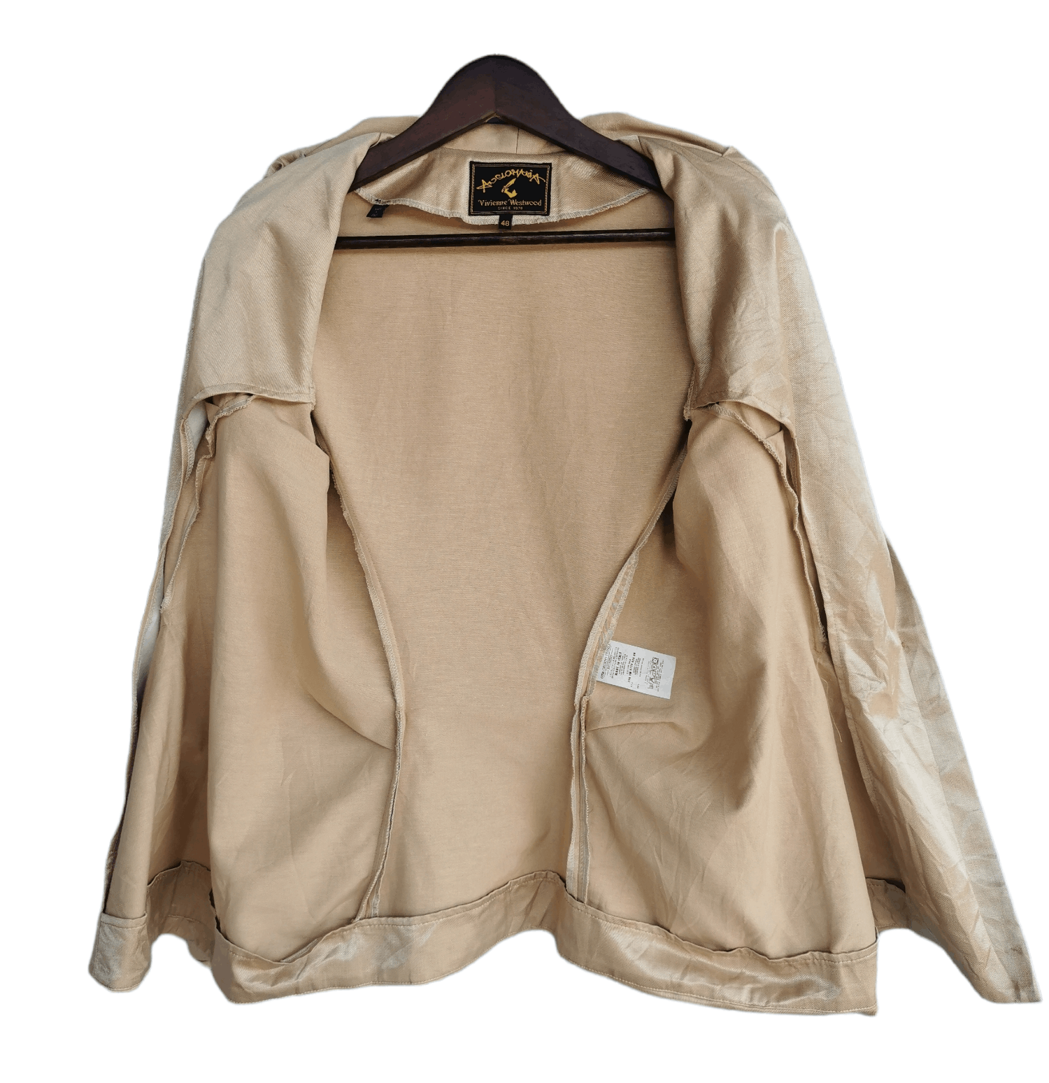 Designer Vivienne Westwood Anglomania Golden Jacket Size XL / US 12-14 / IT 48-50 - 3 Thumbnail