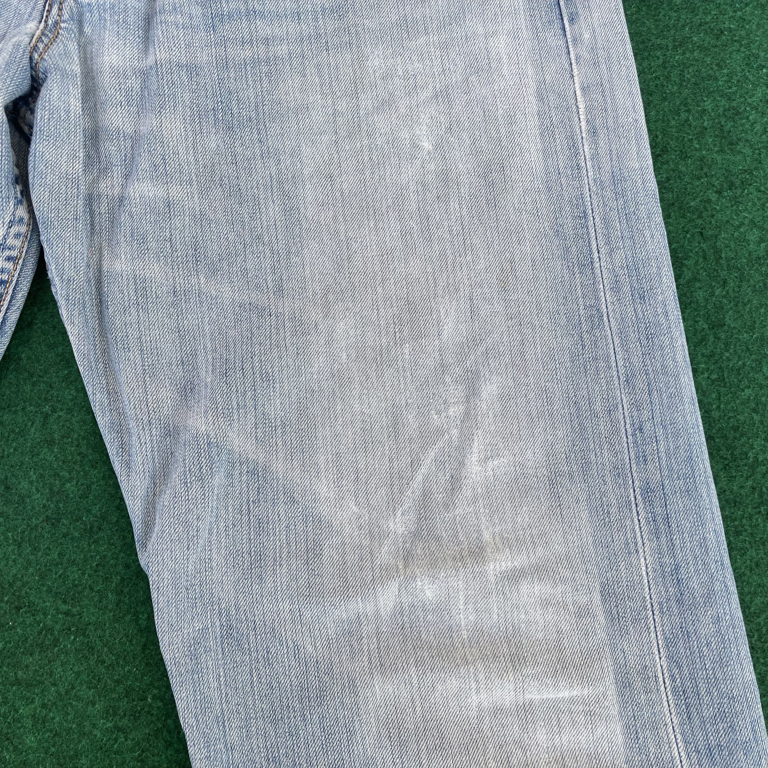 Levi's × Vintage Vtg Levis 501 Distressed Ripped Jeans Sz 32 Grunge Jeans Size US 32 / EU 48 - 6 Thumbnail