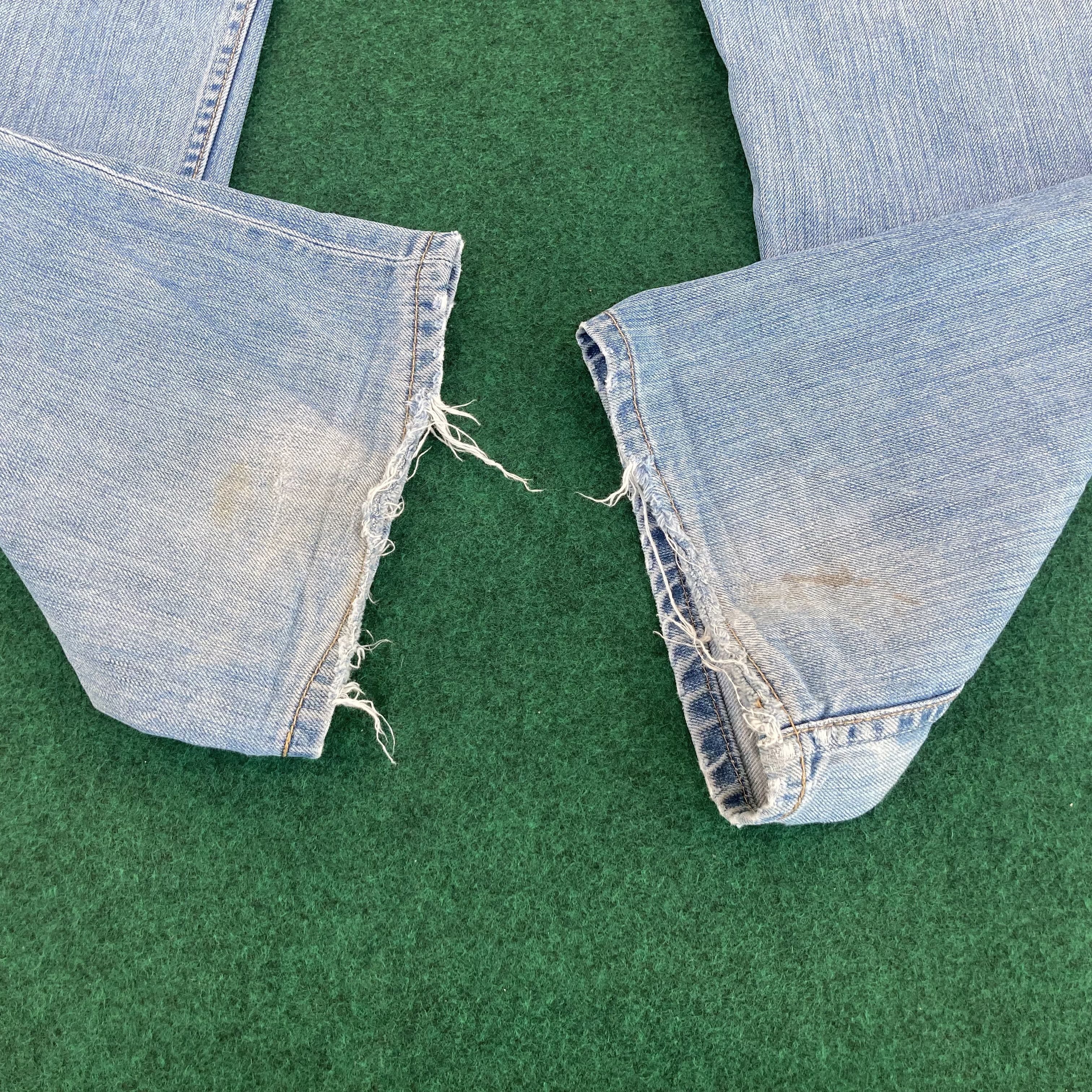 Levi's × Vintage Vtg Levis 501 Distressed Ripped Jeans Sz 32 Grunge Jeans Size US 32 / EU 48 - 9 Thumbnail
