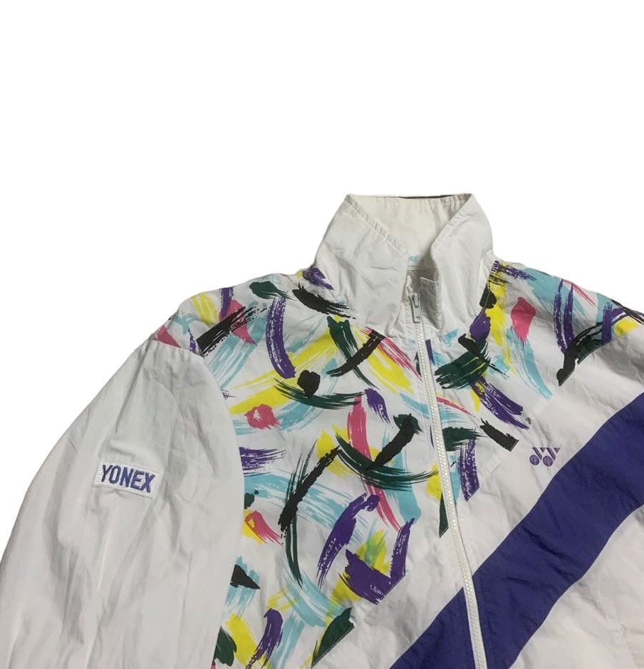 Japanese Brand × Sports Specialties × Vintage 80s YONEX JAPAN EMBROIDERY LOGO SPORTS JACKET MADE IN JAPAN Size US M / EU 48-50 / 2 - 3 Thumbnail