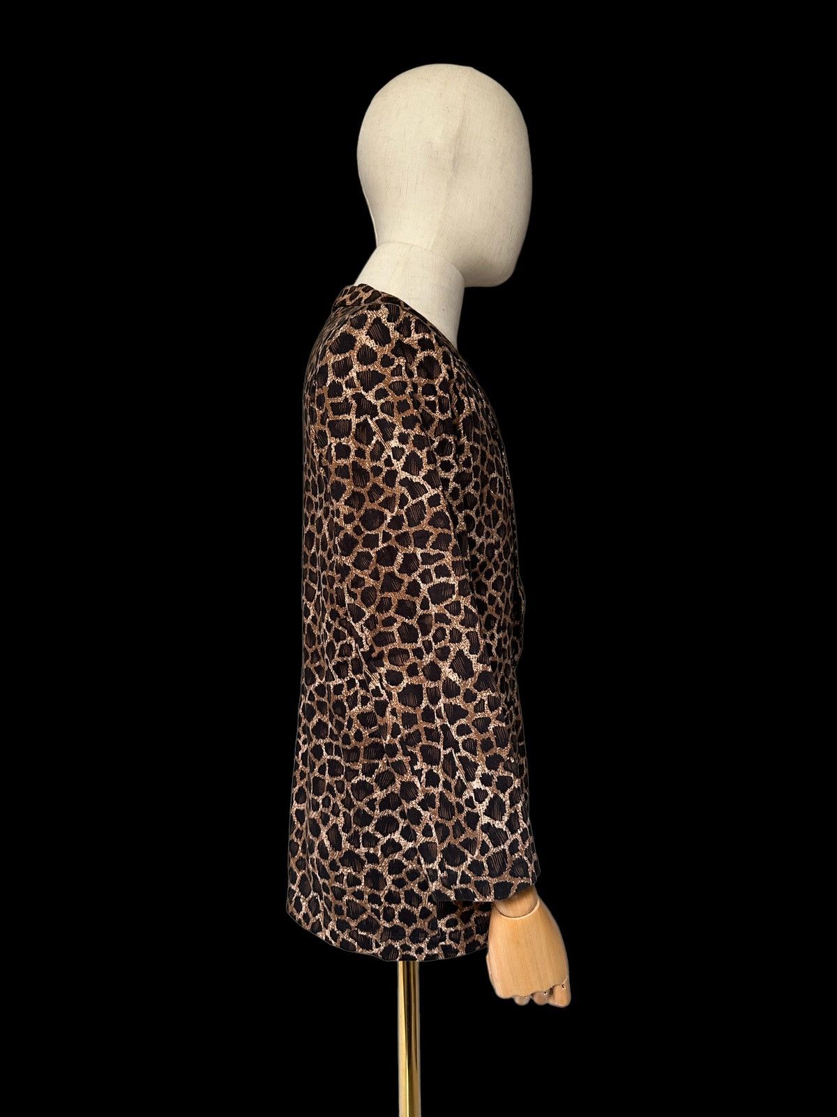 Other 90s Ruban Rouge overprinted Punk Fashion light Blazer jacket Size US M / EU 48-50 / 2 - 8 Thumbnail