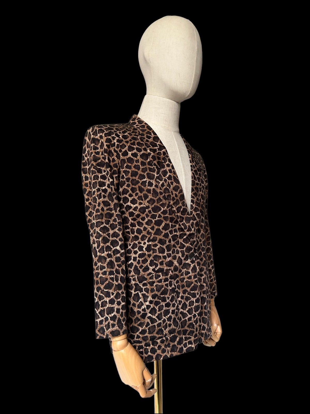 Other 90s Ruban Rouge overprinted Punk Fashion light Blazer jacket Size US M / EU 48-50 / 2 - 7 Thumbnail