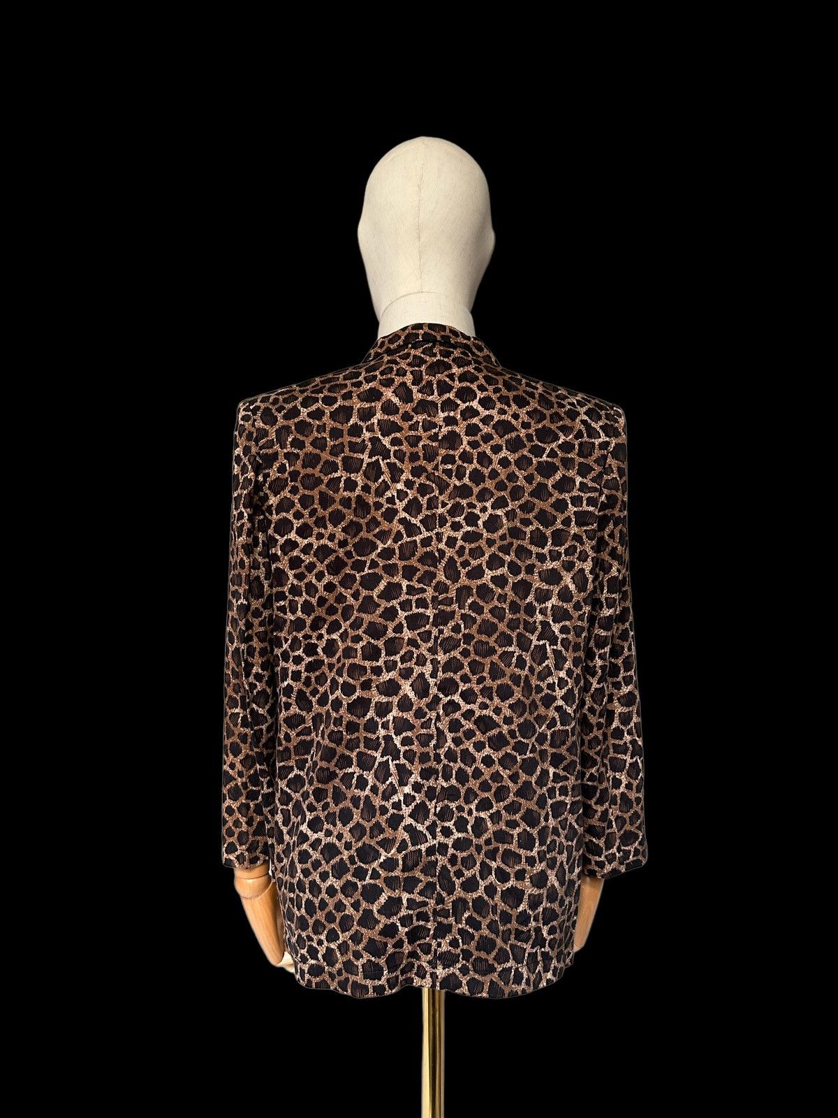 Other 90s Ruban Rouge overprinted Punk Fashion light Blazer jacket Size US M / EU 48-50 / 2 - 9 Thumbnail