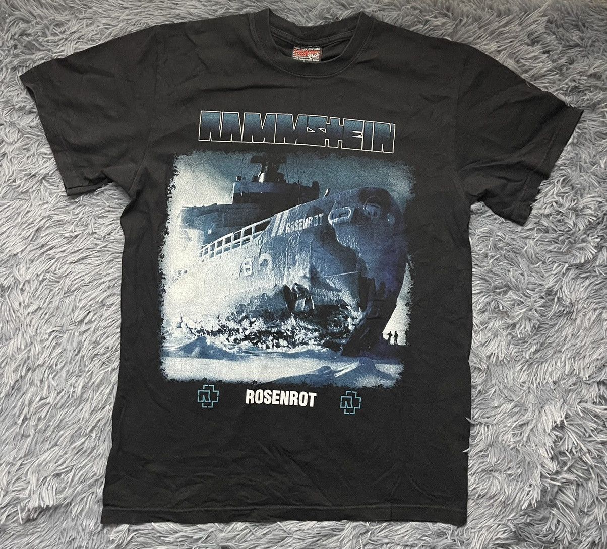 Band Tees × Vintage Rammstein Rosenrot 2005 vintage Y2K t-shirt Size US L / EU 52-54 / 3 - 1 Thumbnail
