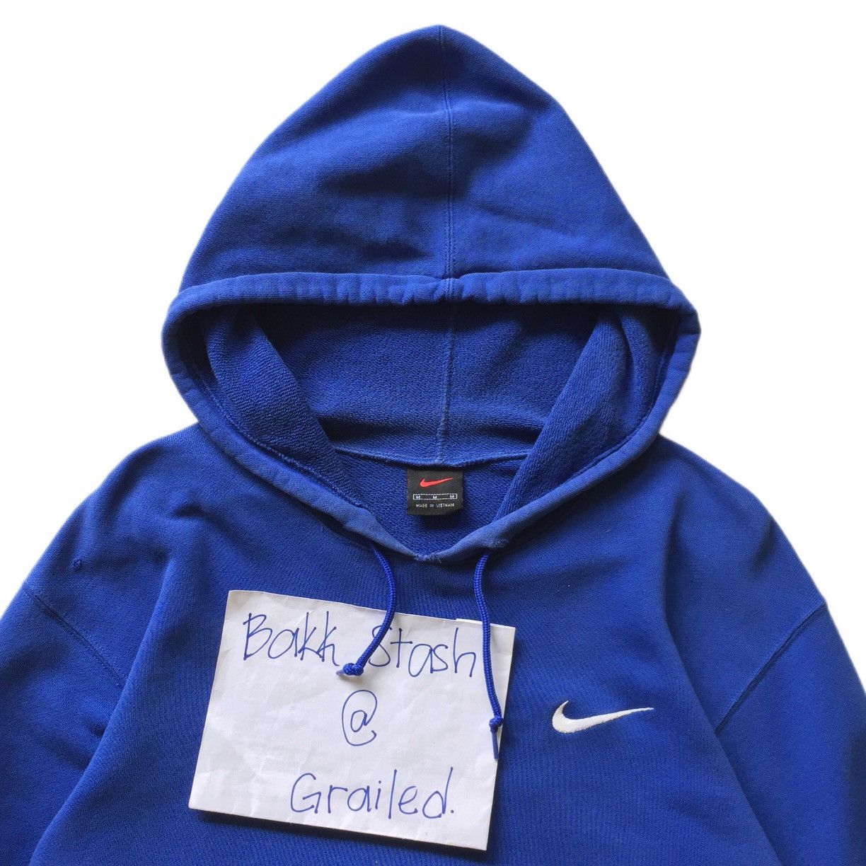 Nike × Vintage Rare Vintage Nike Distressed Hoodie Size US M / EU 48-50 / 2 - 2 Thumbnail