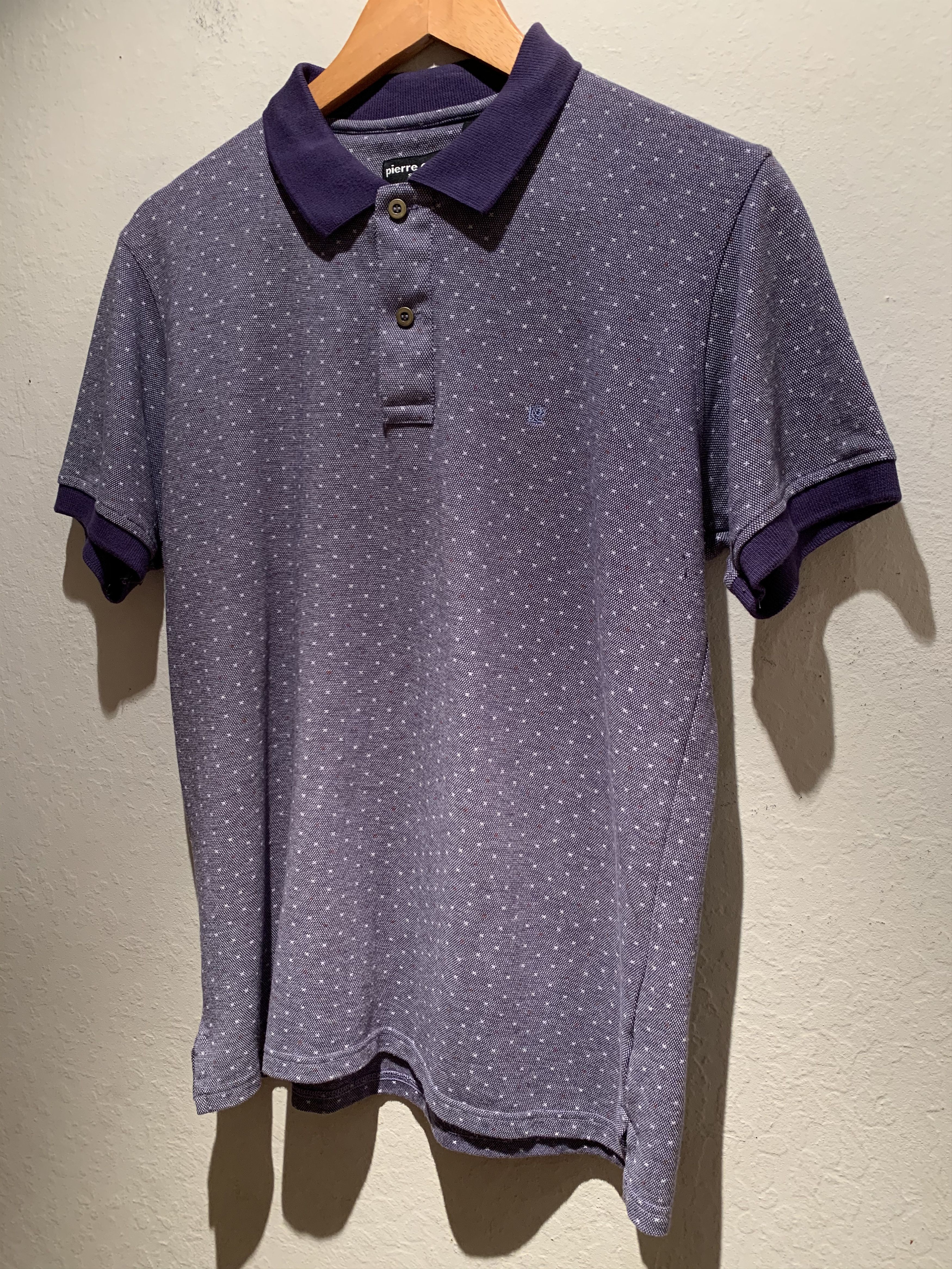 *RARE* Vintage Pierre Cardin Runway Knit Weave Polo Shirt