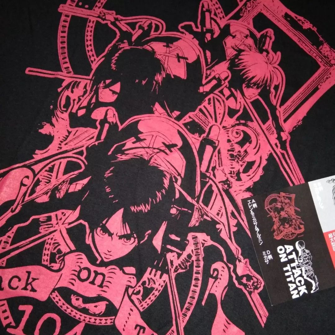 Japanese Brand NEW Unworn Attack On Titan tshirt anime movie Size US M / EU 48-50 / 2 - 1 Thumbnail