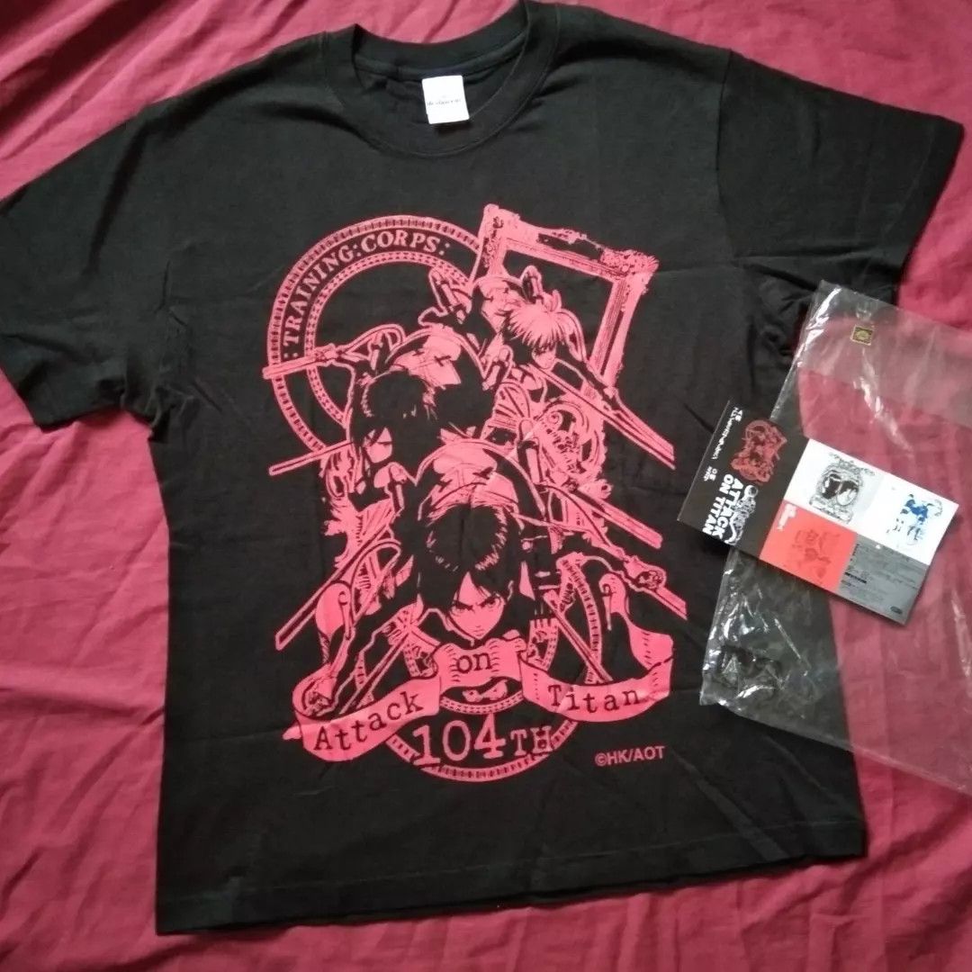 Japanese Brand NEW Unworn Attack On Titan tshirt anime movie Size US M / EU 48-50 / 2 - 2 Thumbnail