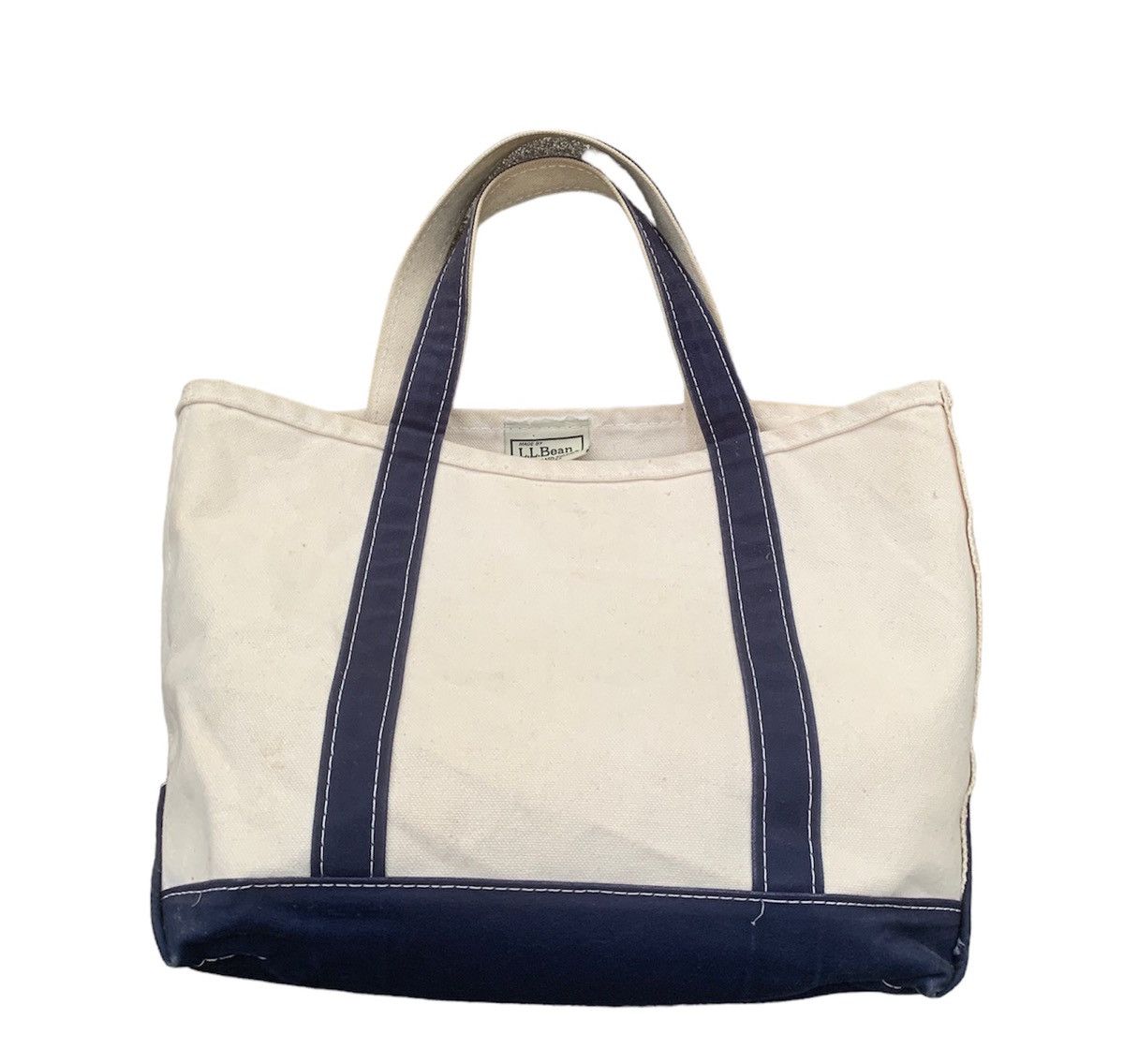 VINTAGE LL BEAN HARD BOAT & TOTE BAG MADE IN USA