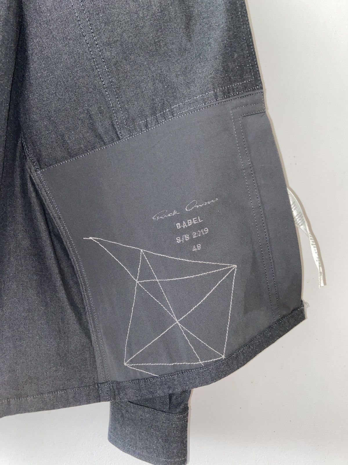 Rick Owens Rick Owens Denim Trucker/Utility/Bomber Jacket Size 48 UNI Size M / US 6-8 / IT 42-44 - 3 Thumbnail
