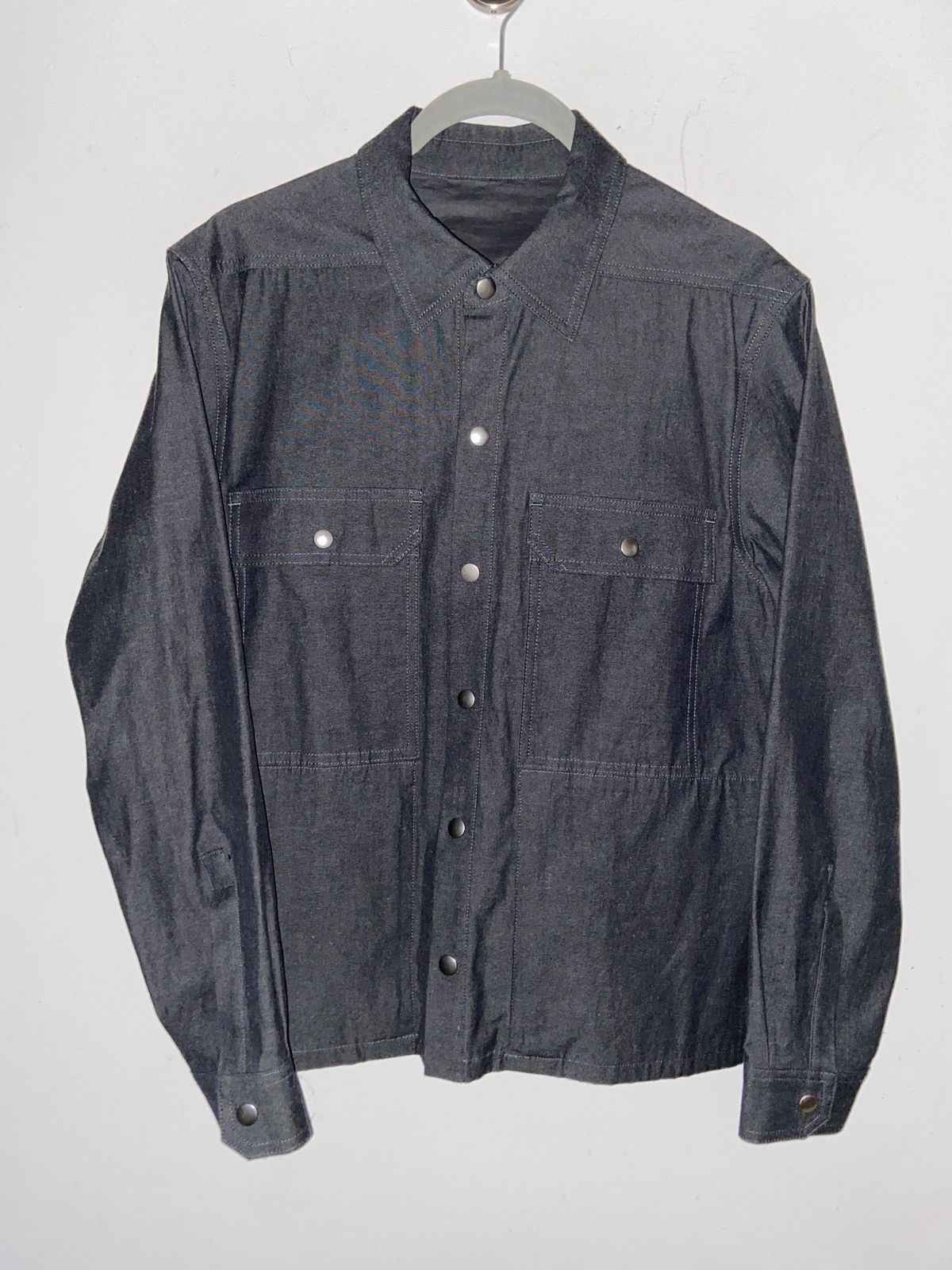 Rick Owens Rick Owens Denim Trucker/Utility/Bomber Jacket Size 48 UNI Size M / US 6-8 / IT 42-44 - 1 Thumbnail