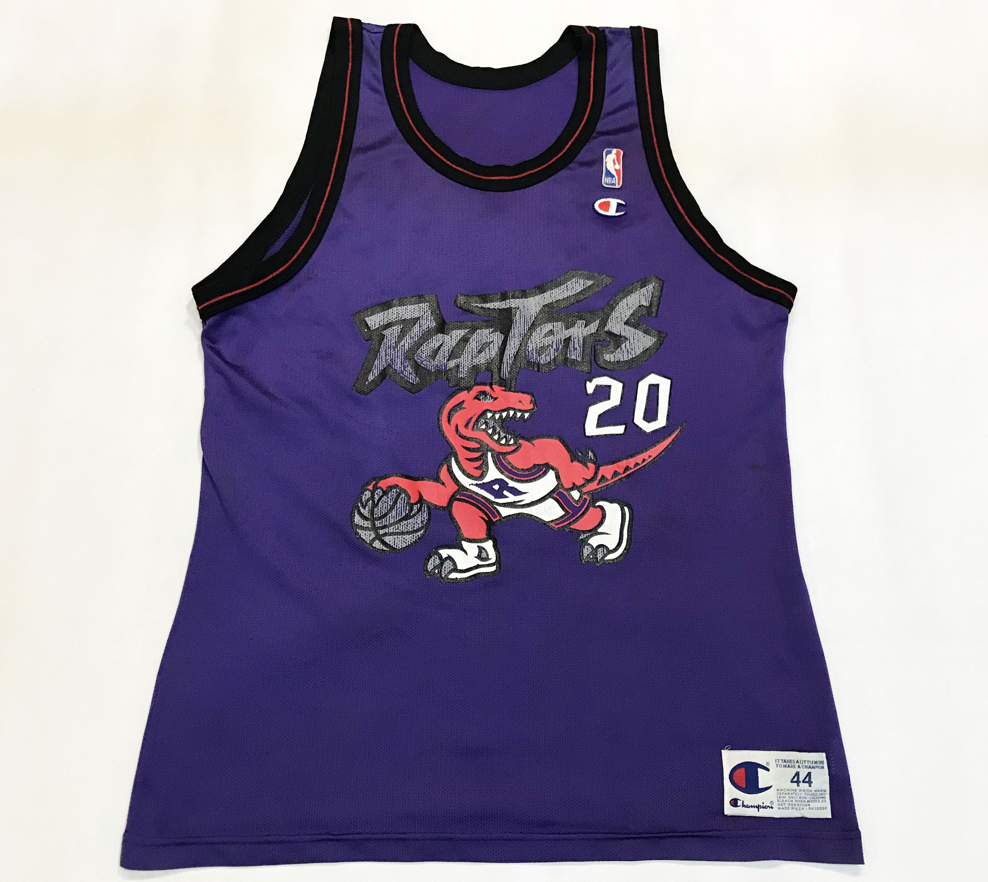 Champion Ã Vintage Vintage Champion NBA Toronto Raptors STOUDAMIRE #20 Jersey | Grailed