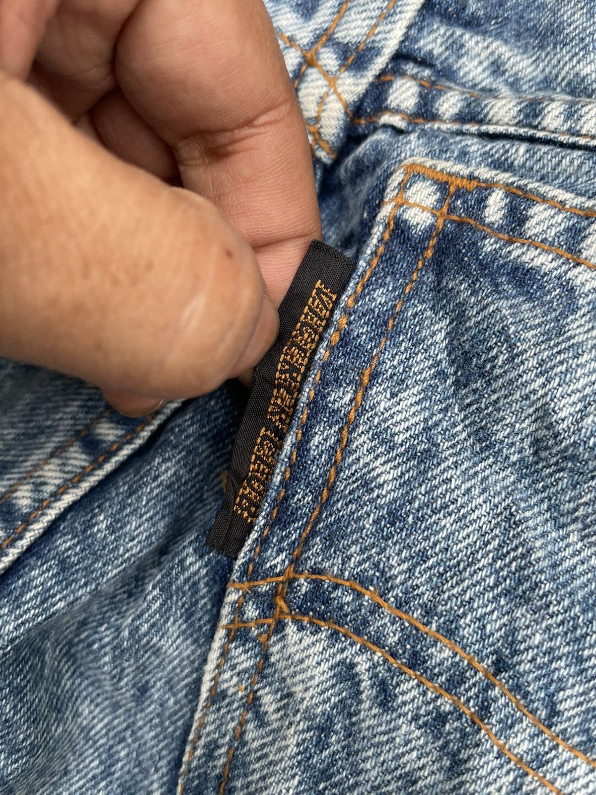 Japanese Brand Vintage Vicerer Club Acid Wash Denim Size US 29 - 13 Thumbnail