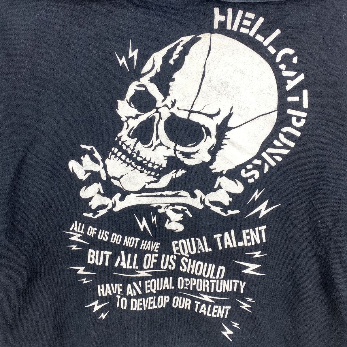 Vintage Vintage HELL CAT PUNKS Not Dead Anarchy Big Skull Print Size US S / EU 44-46 / 1 - 3 Thumbnail