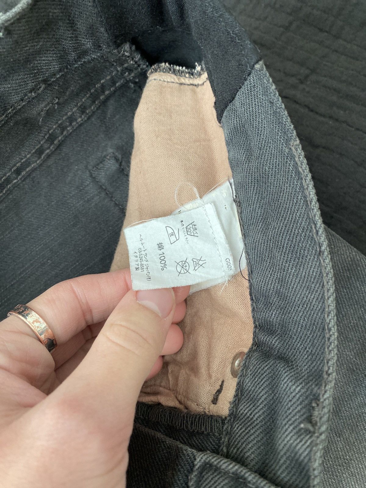 Helmut Lang Helmut Lang AW00 Charcoal Painter Denim Size US 32 / EU 48 - 6 Thumbnail