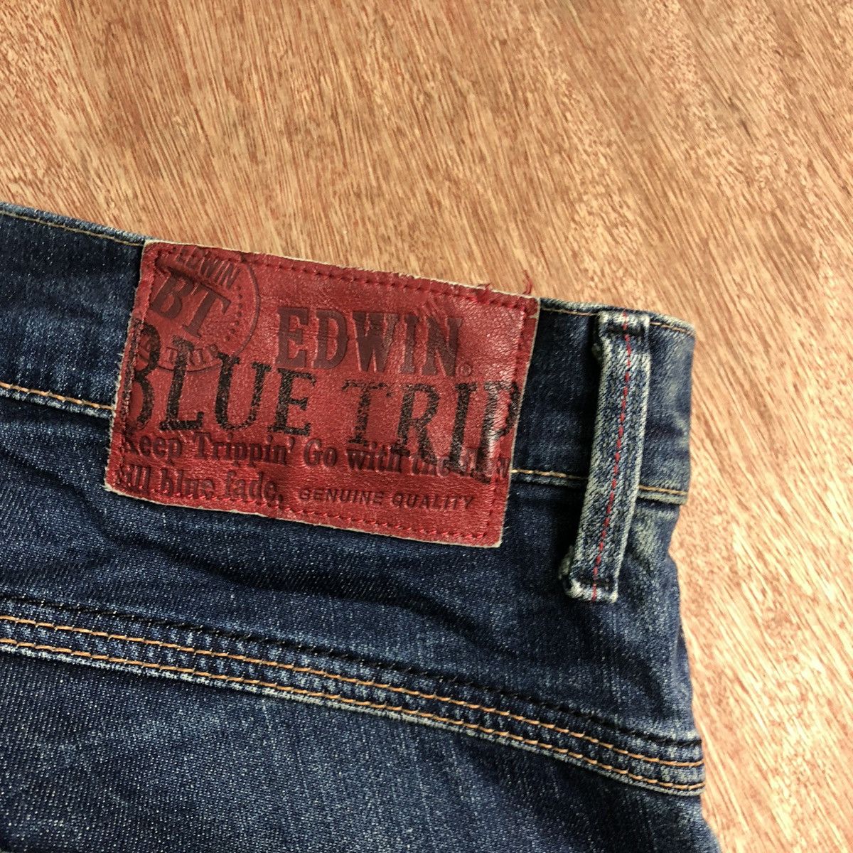 Edwin DLL Edwin Blue Trip Denim Jeans vintage Pants #c174 Size US 34 / EU 50 - 12 Thumbnail