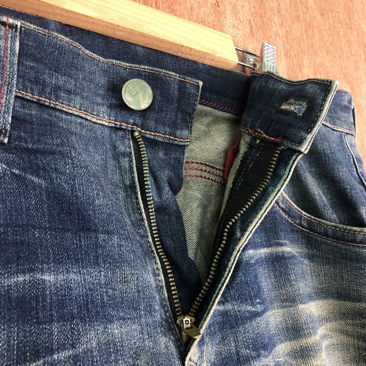 Edwin DLL Edwin Blue Trip Denim Jeans vintage Pants #c174 Size US 34 / EU 50 - 5 Thumbnail