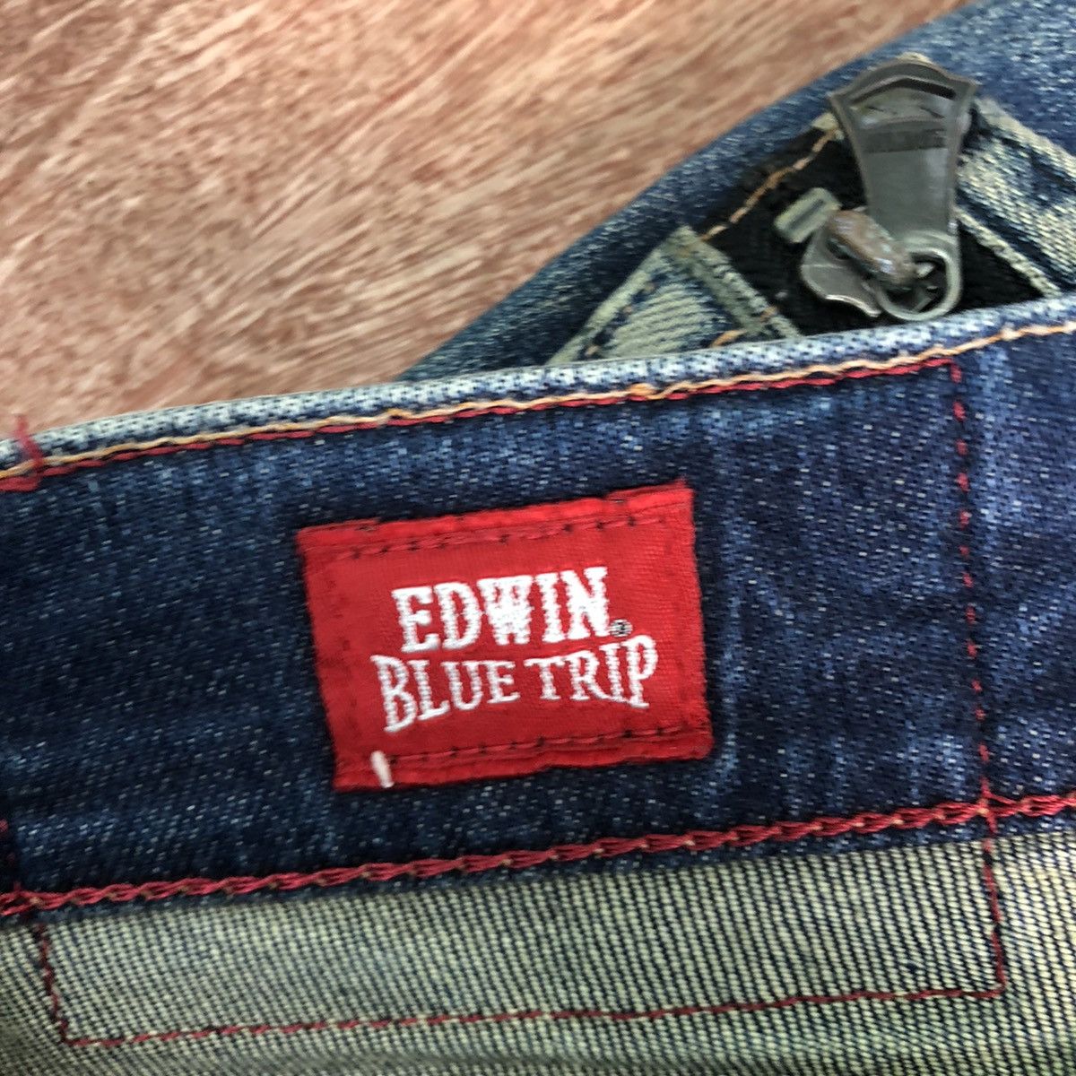Edwin DLL Edwin Blue Trip Denim Jeans vintage Pants #c174 Size US 34 / EU 50 - 13 Thumbnail