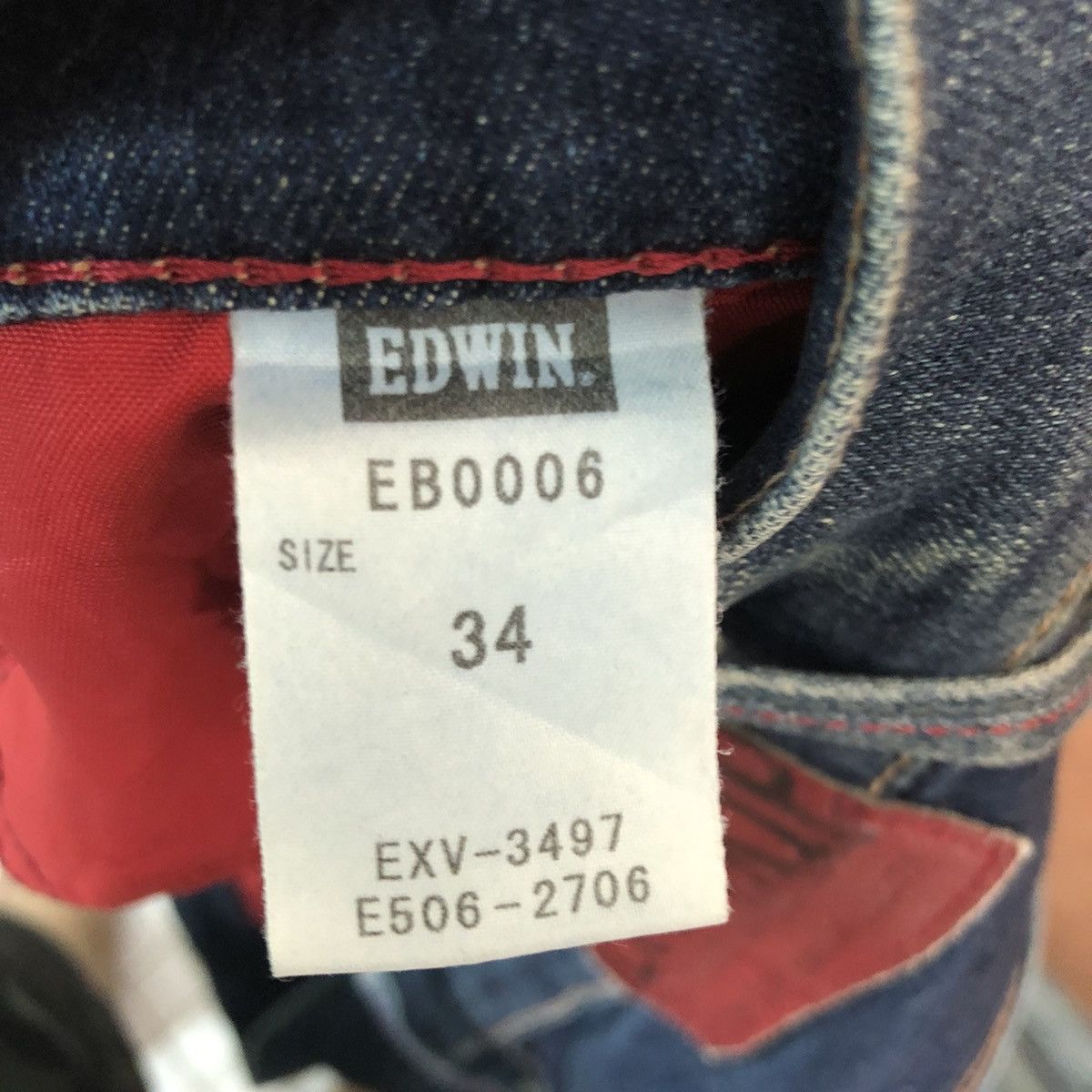 Edwin DLL Edwin Blue Trip Denim Jeans vintage Pants #c174 Size US 34 / EU 50 - 14 Thumbnail