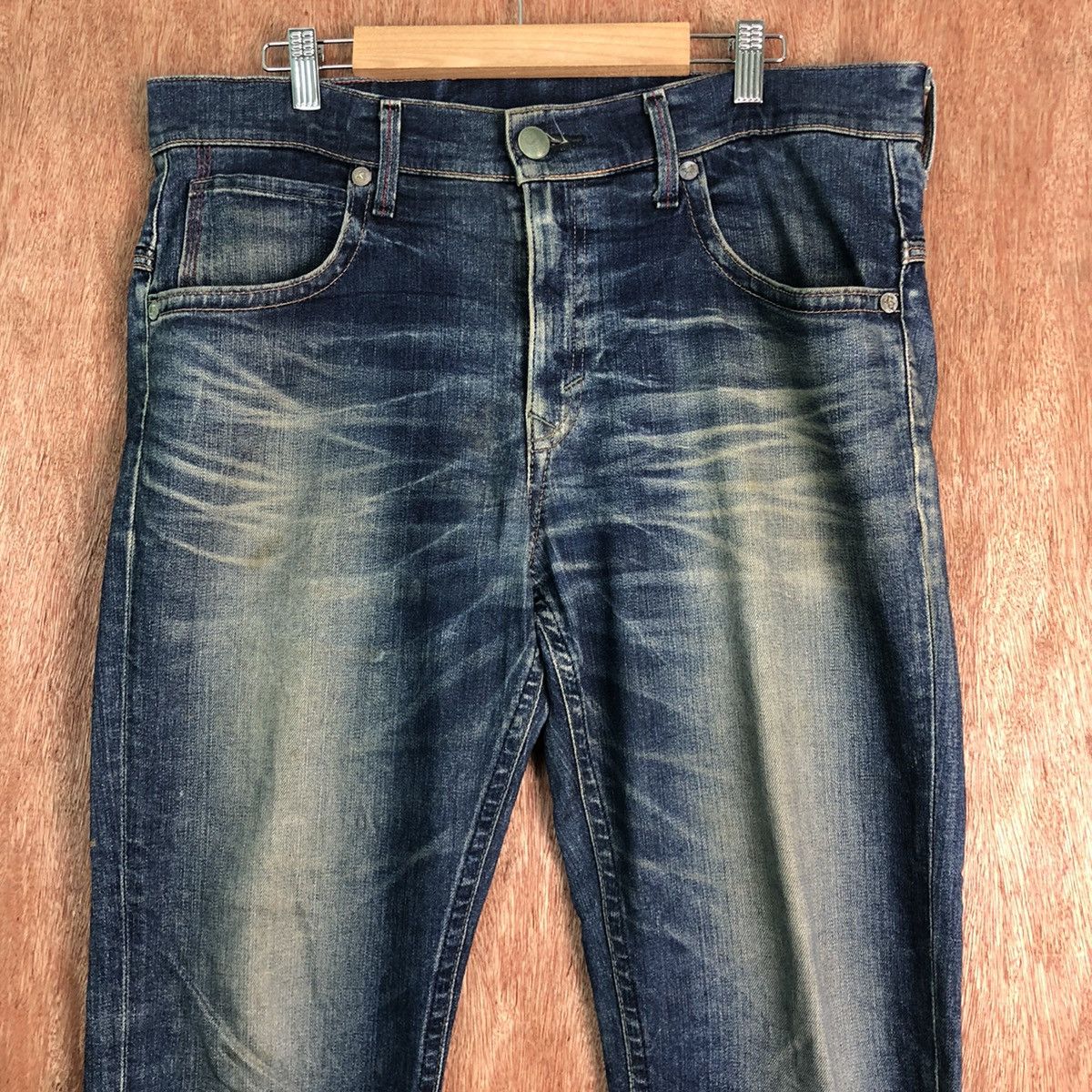 Edwin DLL Edwin Blue Trip Denim Jeans vintage Pants #c174 Size US 34 / EU 50 - 2 Thumbnail