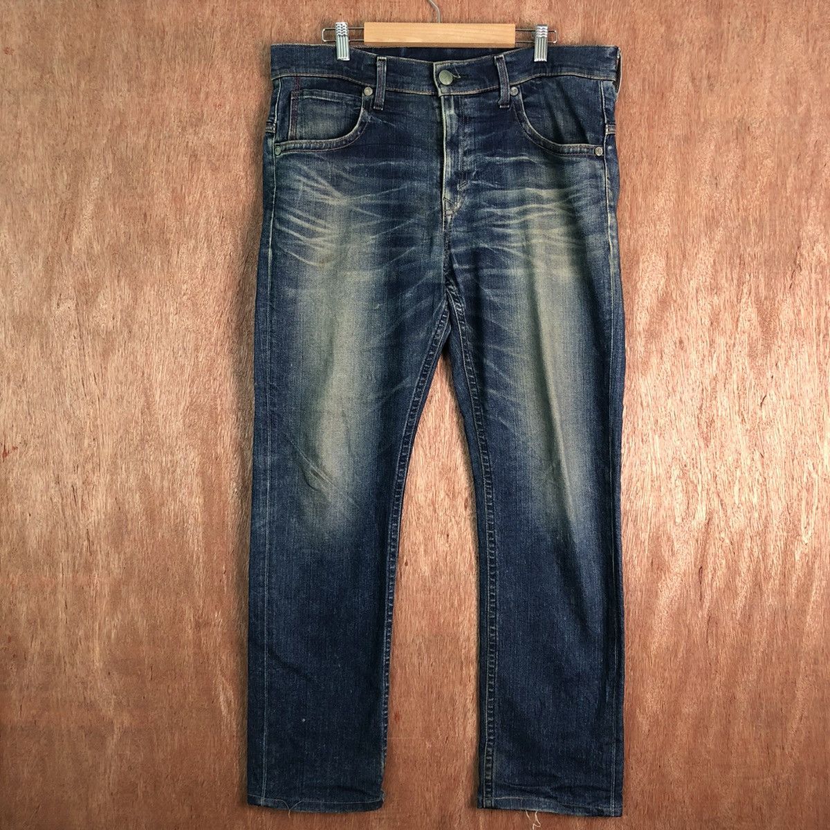 Edwin DLL Edwin Blue Trip Denim Jeans vintage Pants #c174 Size US 34 / EU 50 - 1 Thumbnail