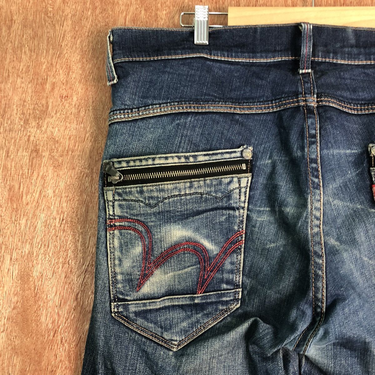 Edwin DLL Edwin Blue Trip Denim Jeans vintage Pants #c174 Size US 34 / EU 50 - 10 Thumbnail