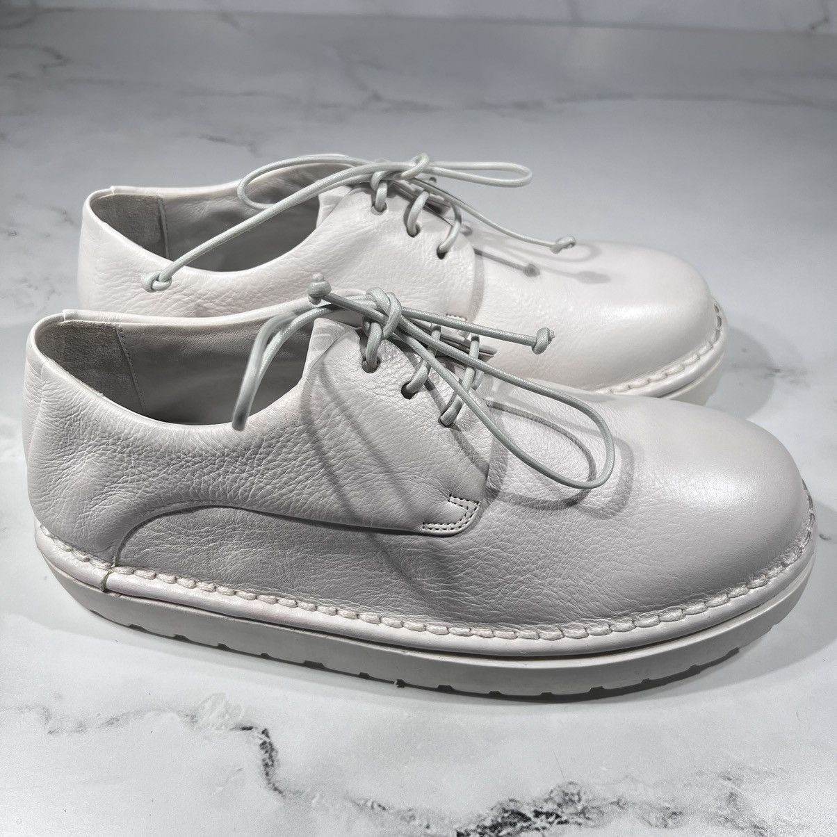 Marsell Gomme Classic Derby Optic White Leather