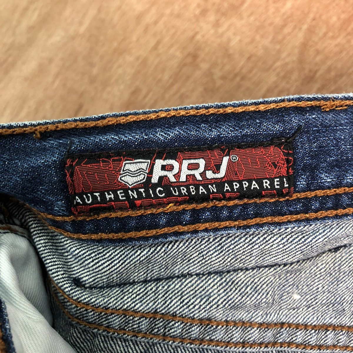 Japanese Brand DLL RRJ Lifestyle Blue distressed Denim Jeans Pants #c199 Size US 31 - 11 Thumbnail