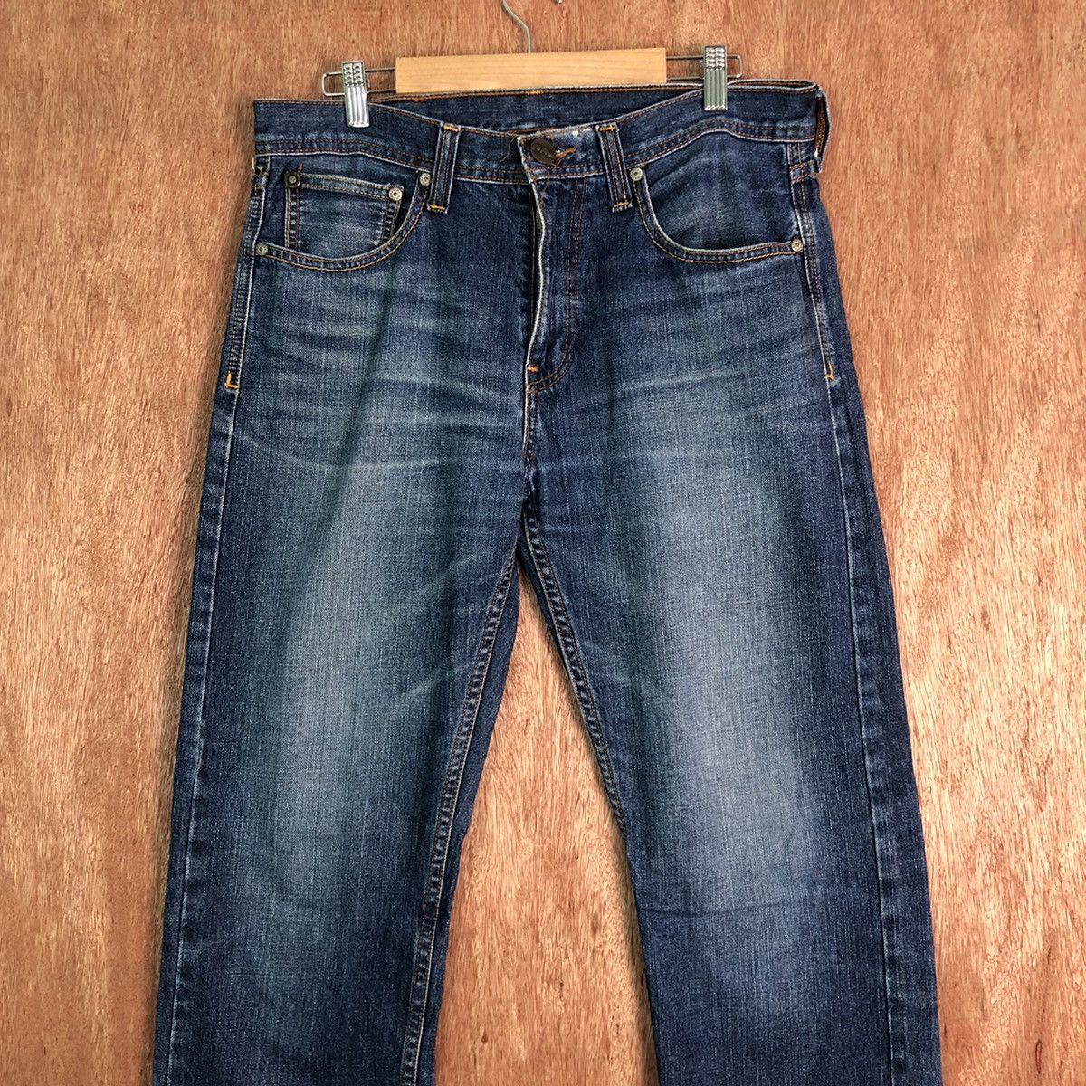Japanese Brand DLL RRJ Lifestyle Blue distressed Denim Jeans Pants #c199 Size US 31 - 2 Thumbnail