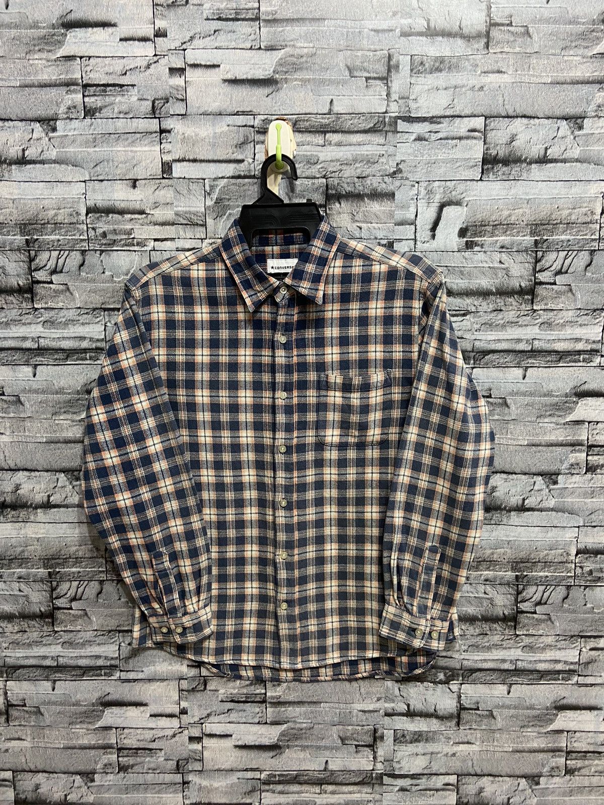 Converse Vintage Converse Flannel single pocket plaid design Size US M / EU 48-50 / 2 - 1 Thumbnail