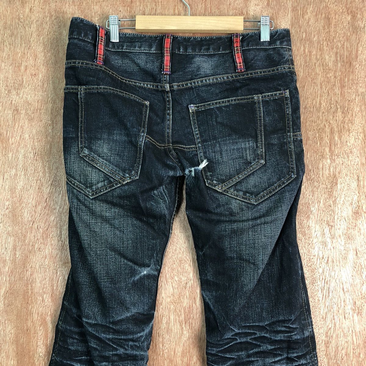 Japanese Brand DLL Takeo Kikuchi Dark Blue Denim Jeans Pants #c241 Size 32" / US 10 / IT 46 - 9 Thumbnail