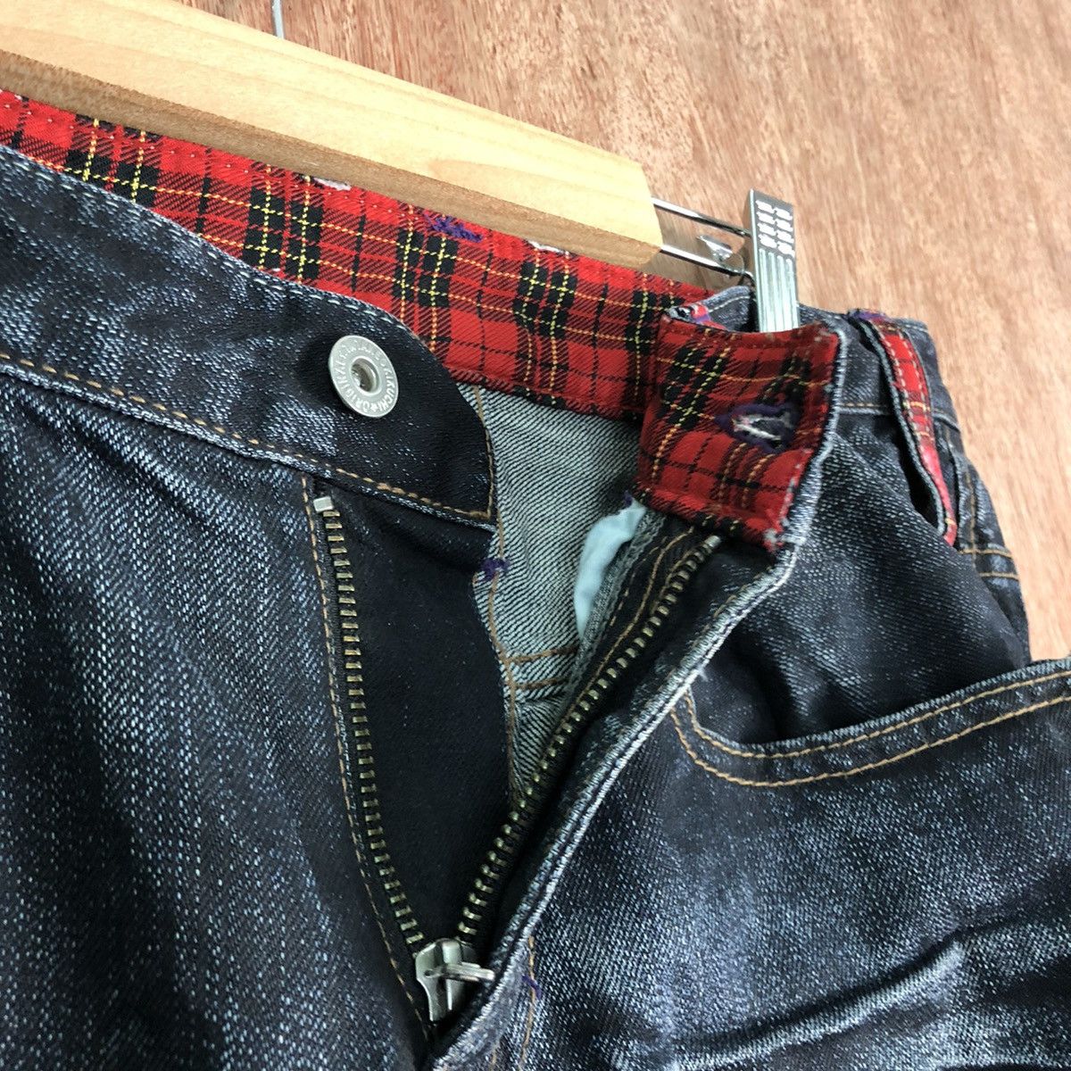 Japanese Brand DLL Takeo Kikuchi Dark Blue Denim Jeans Pants #c241 Size 32" / US 10 / IT 46 - 7 Thumbnail