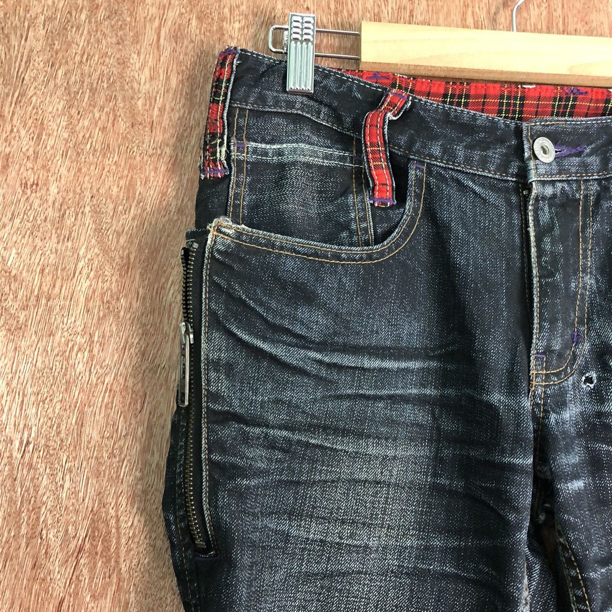 Japanese Brand DLL Takeo Kikuchi Dark Blue Denim Jeans Pants #c241 Size 32" / US 10 / IT 46 - 5 Thumbnail