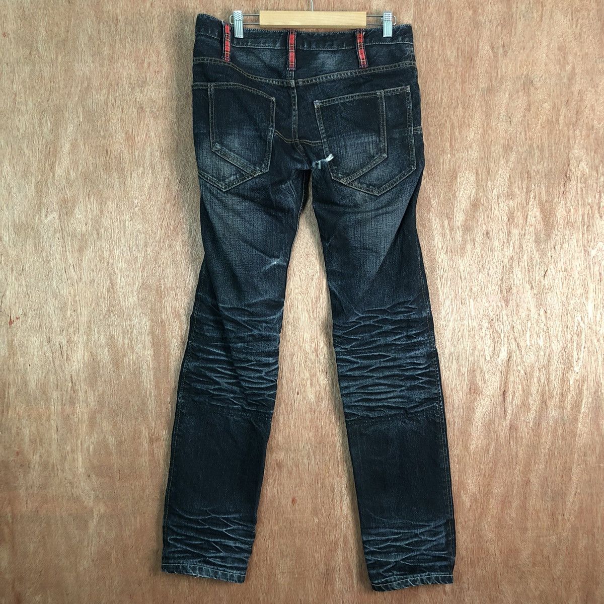 Japanese Brand DLL Takeo Kikuchi Dark Blue Denim Jeans Pants #c241 Size 32" / US 10 / IT 46 - 8 Thumbnail
