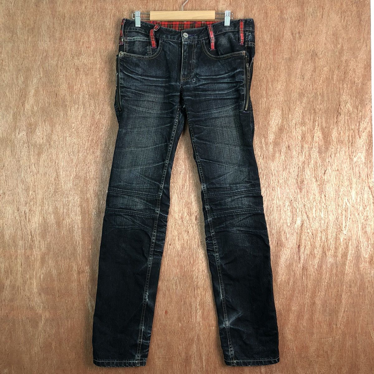 Japanese Brand DLL Takeo Kikuchi Dark Blue Denim Jeans Pants #c241 Size 32" / US 10 / IT 46 - 1 Thumbnail