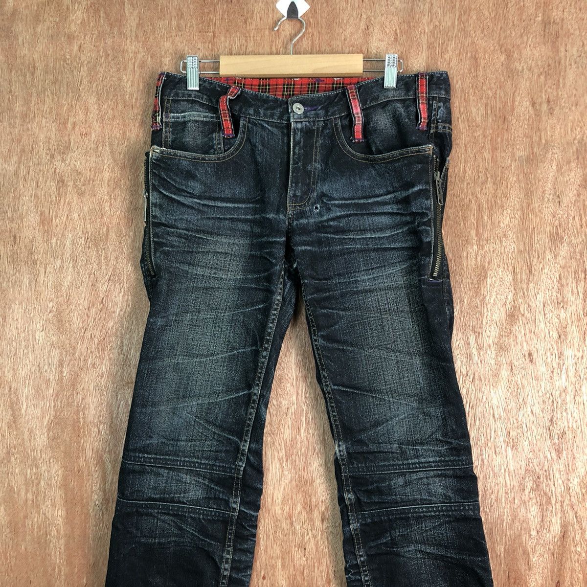 Japanese Brand DLL Takeo Kikuchi Dark Blue Denim Jeans Pants #c241 Size 32" / US 10 / IT 46 - 2 Thumbnail
