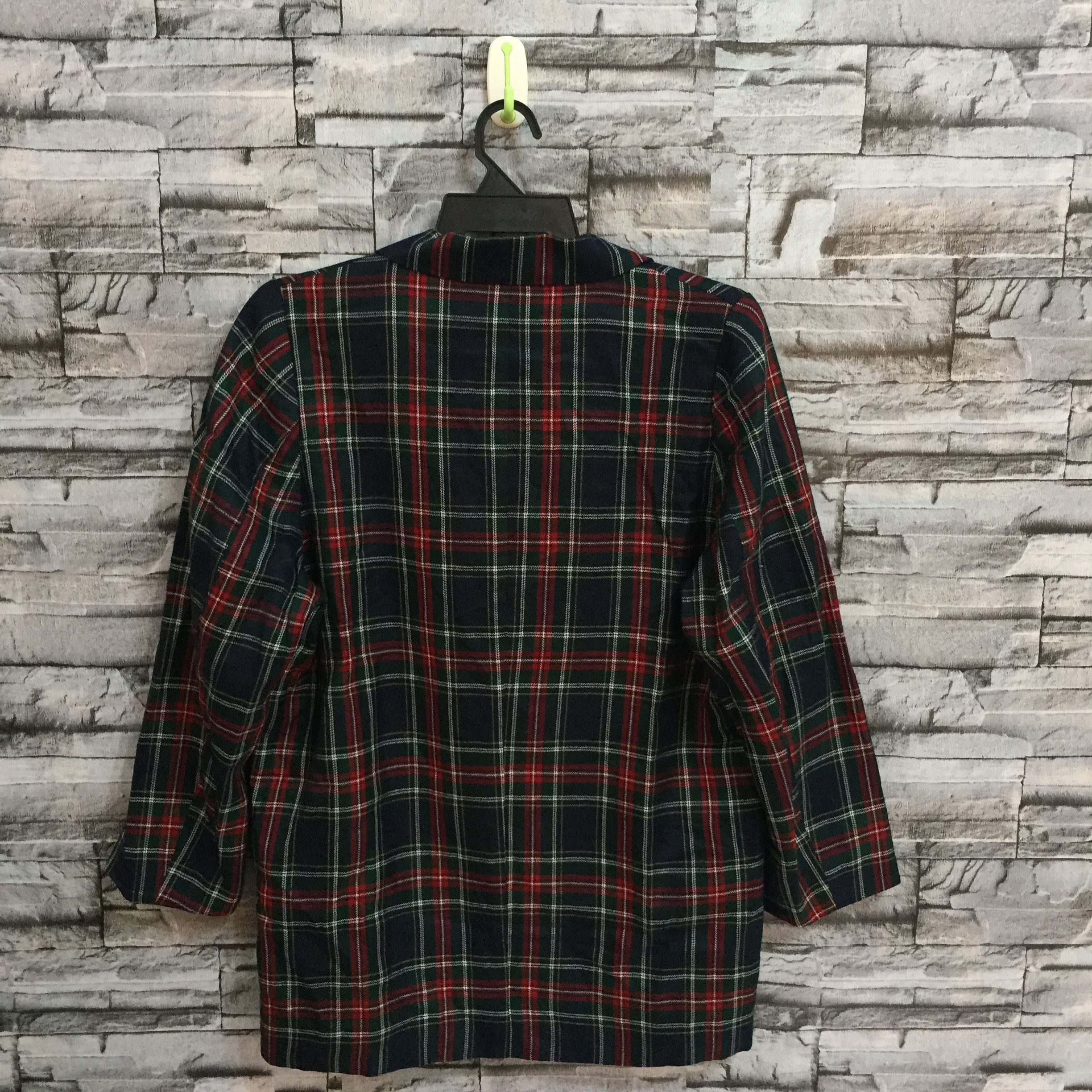 Vintage Vintage Blazer scottish plaid design.. vintage coat fit M Size 40R - 6 Thumbnail