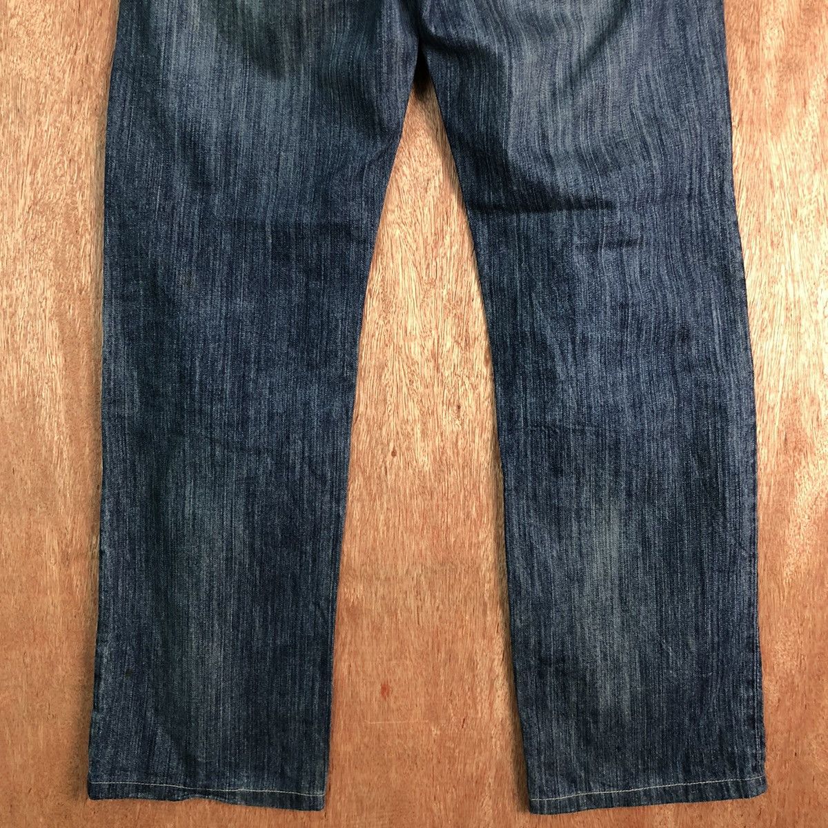 Vintage DLL Seven7 Blue distressed Denim Jeans Pants #c204 Size US 32 / EU 48 - 10 Thumbnail