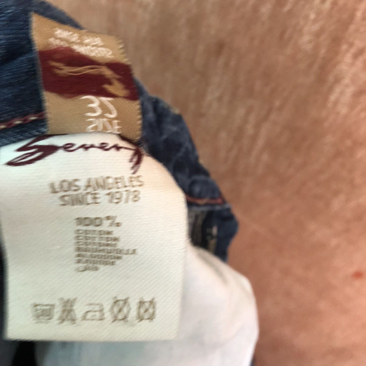 Vintage DLL Seven7 Blue distressed Denim Jeans Pants #c204 Size US 32 / EU 48 - 15 Thumbnail