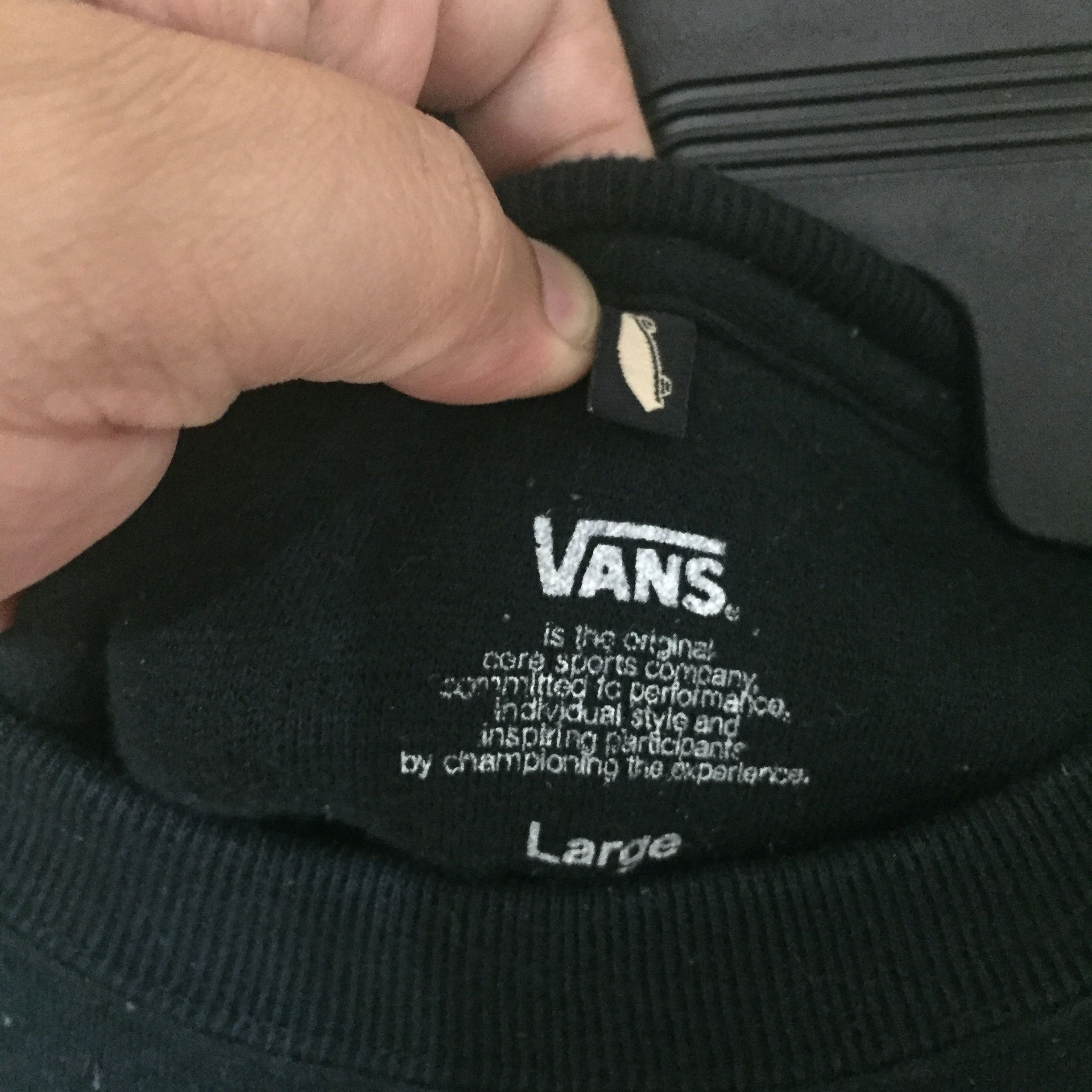 Vans Vans streetwear skate sweatshirt black Size US L / EU 52-54 / 3 - 3 Thumbnail