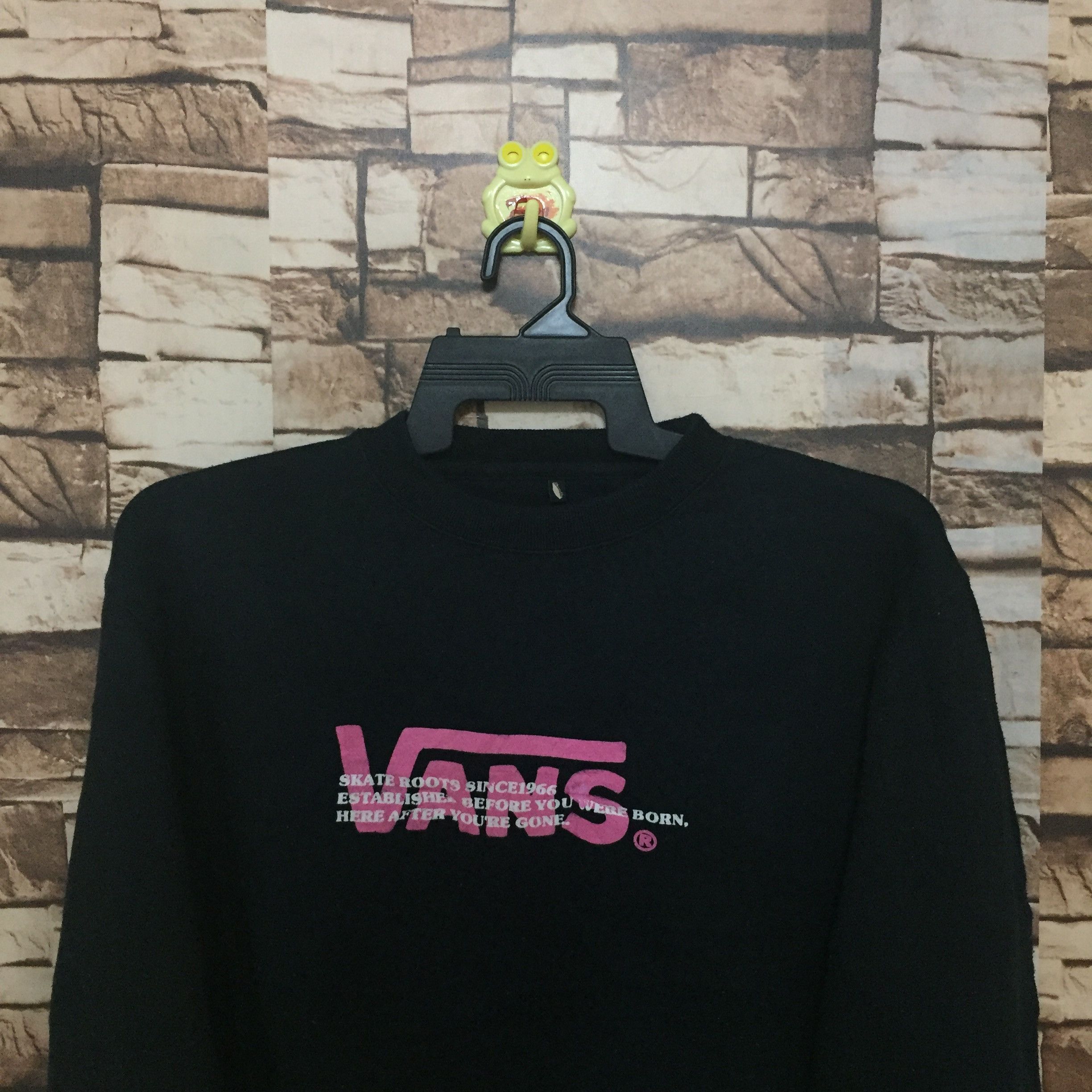 Vans Vans streetwear skate sweatshirt black Size US L / EU 52-54 / 3 - 2 Thumbnail