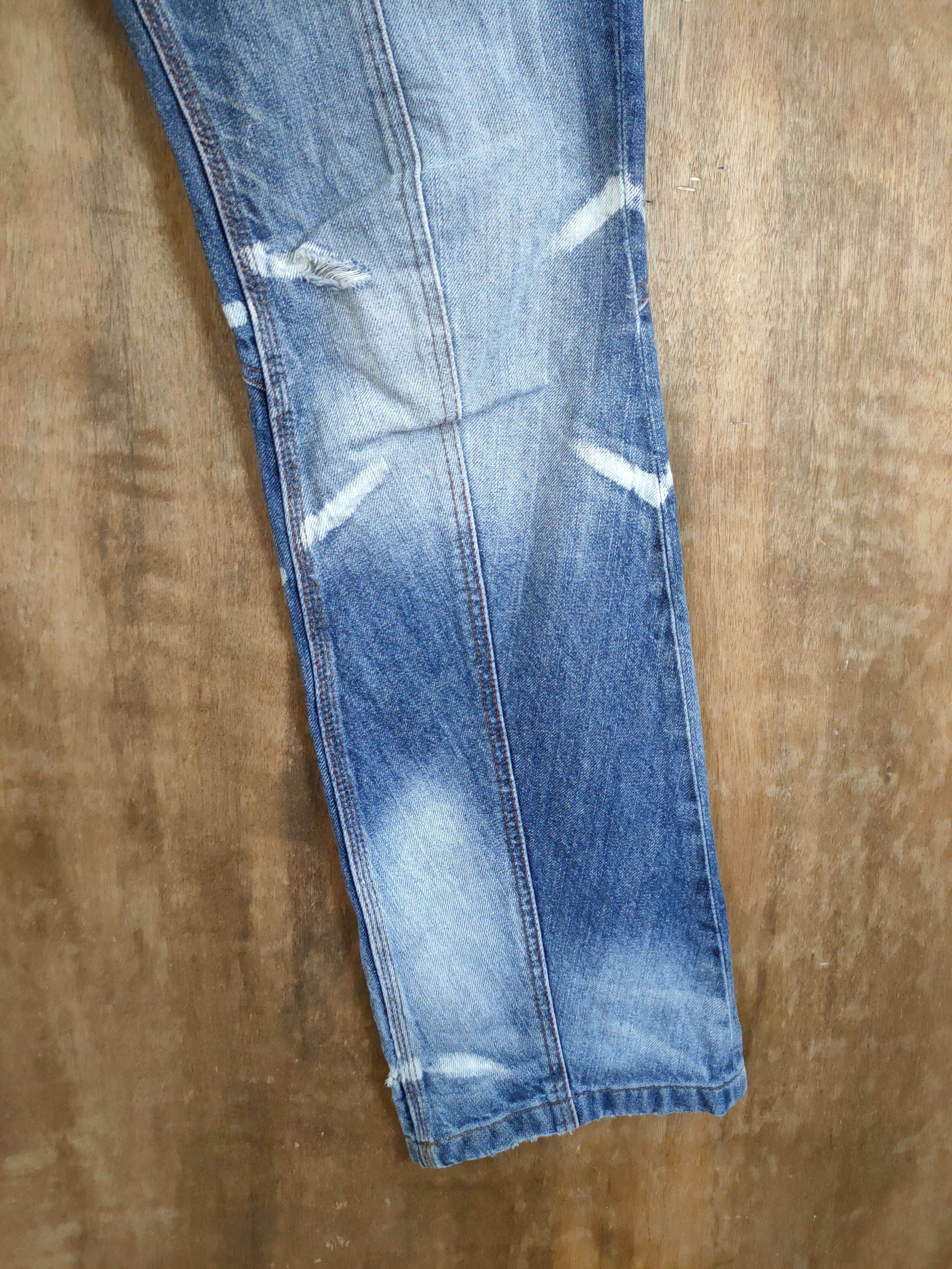 HIDEAWAYS Hideaways nicole distressed denim jeans pants #46-743 Size US 34 / EU 50 - 9 Thumbnail