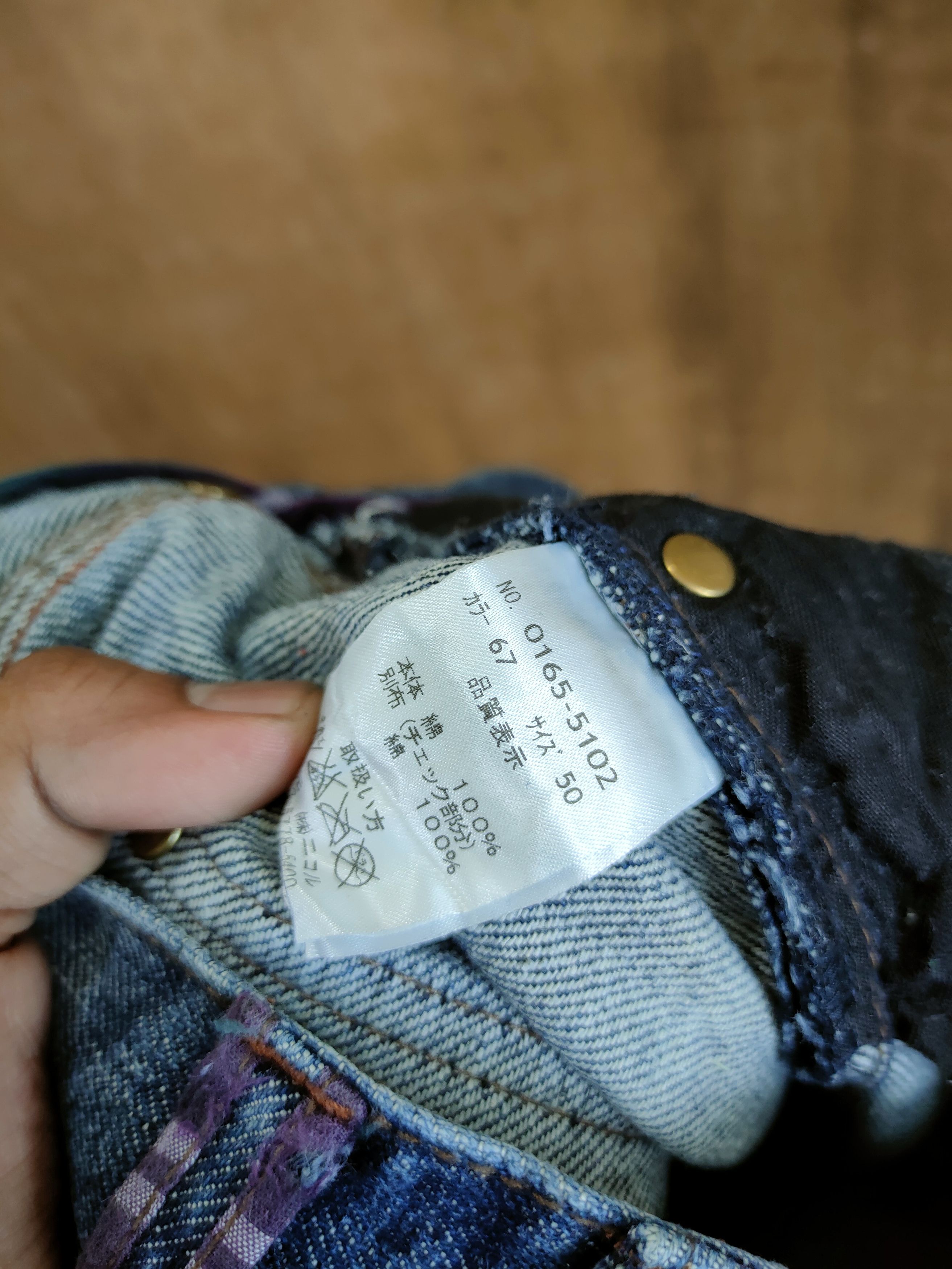 HIDEAWAYS Hideaways nicole distressed denim jeans pants #46-743 Size US 34 / EU 50 - 7 Thumbnail