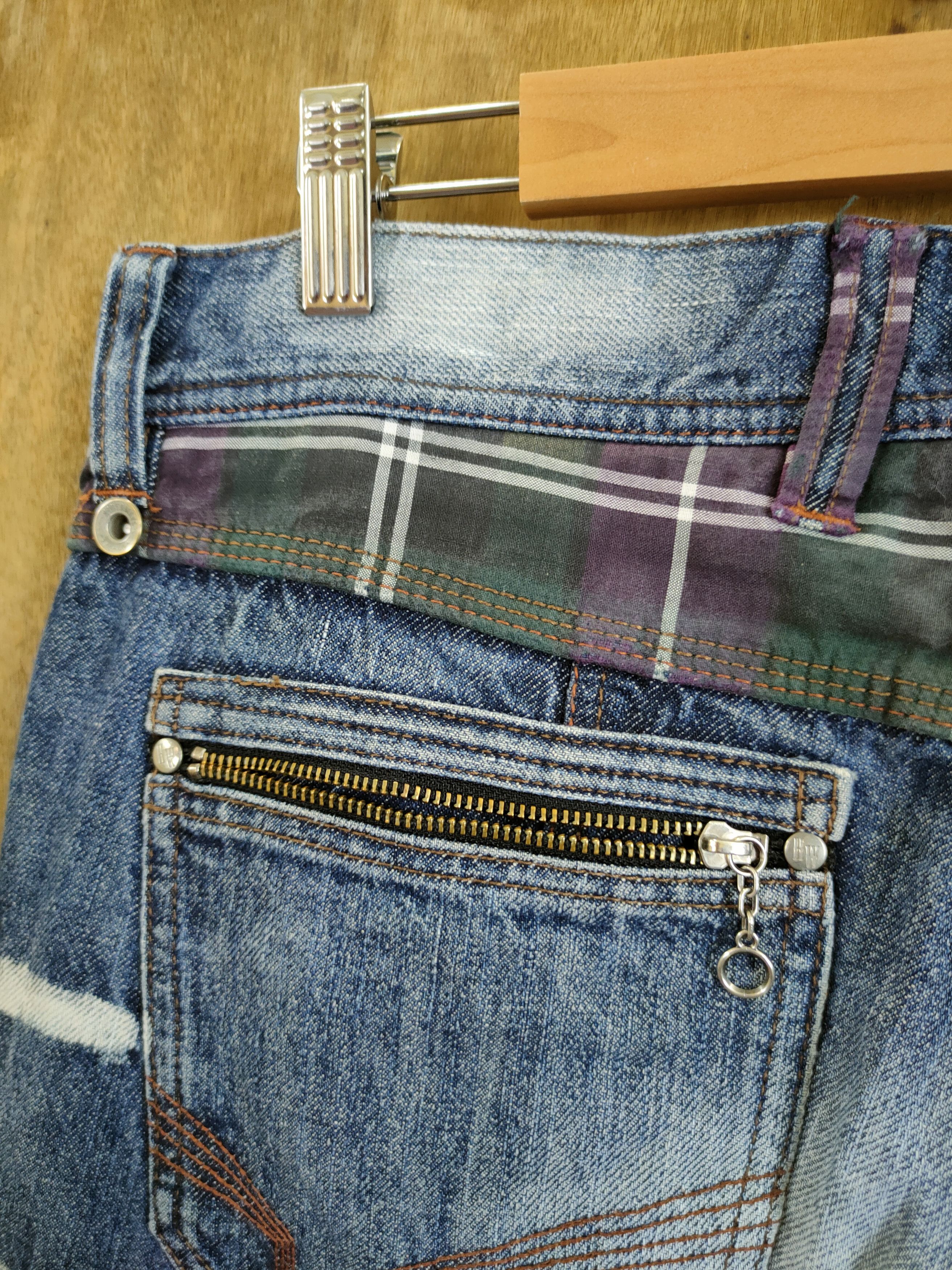 HIDEAWAYS Hideaways nicole distressed denim jeans pants #46-743 Size US 34 / EU 50 - 5 Thumbnail
