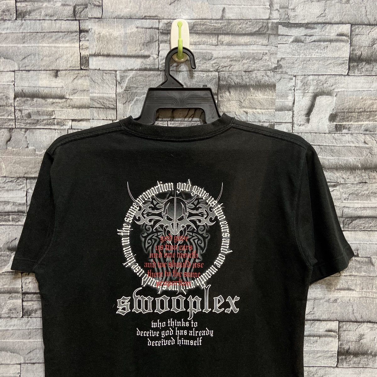 Japanese Brand Smooplex t shirt skull bones ghost size M black Size US M / EU 48-50 / 2 - 3 Thumbnail