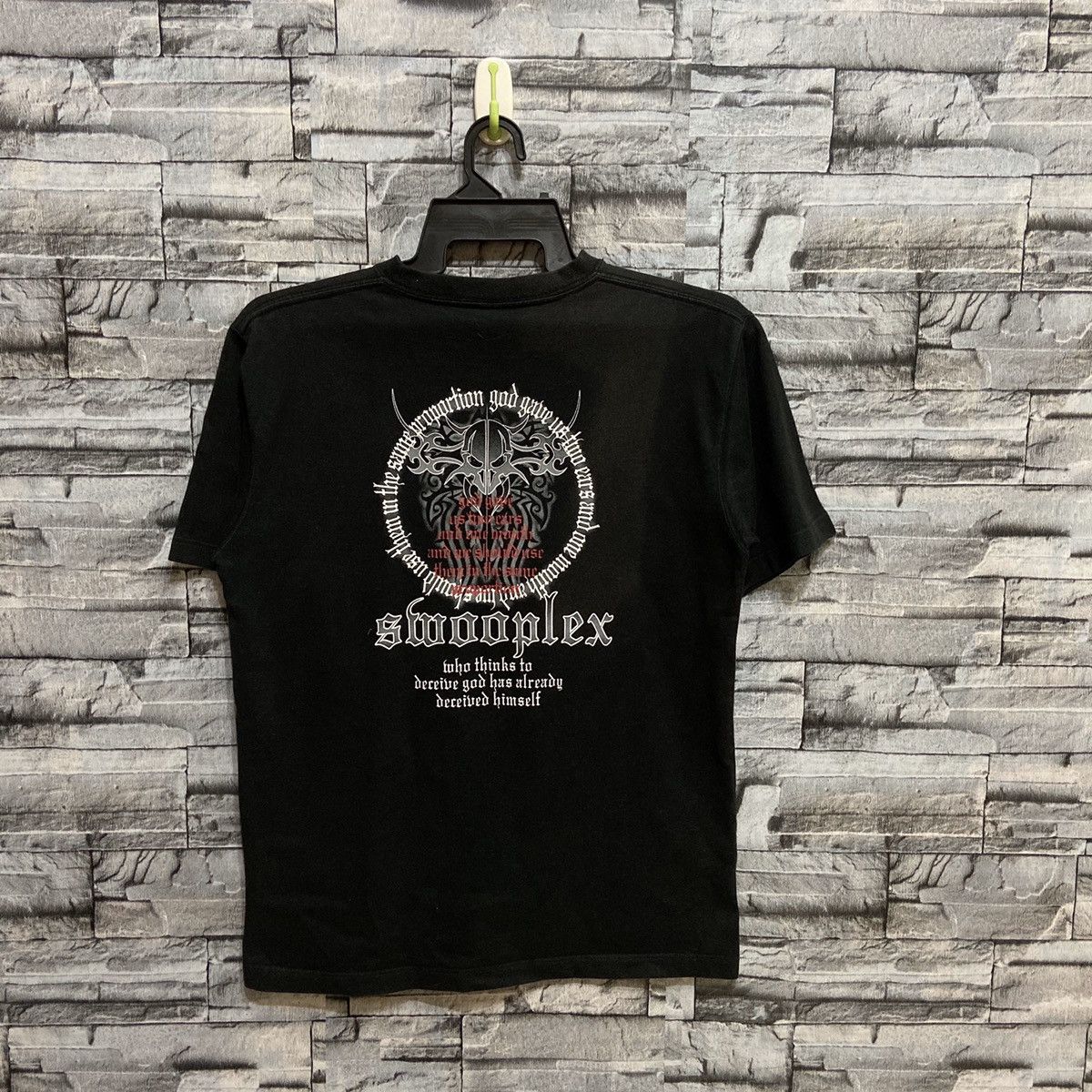 Japanese Brand Smooplex t shirt skull bones ghost size M black Size US M / EU 48-50 / 2 - 2 Thumbnail