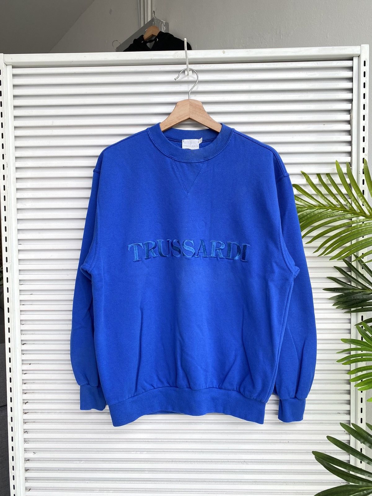Japanese Brand × Trussardi Vintage Trussardi Embroidered Crewneck / Stussy Valentino Size US L / EU 52-54 / 3 - 1 Thumbnail